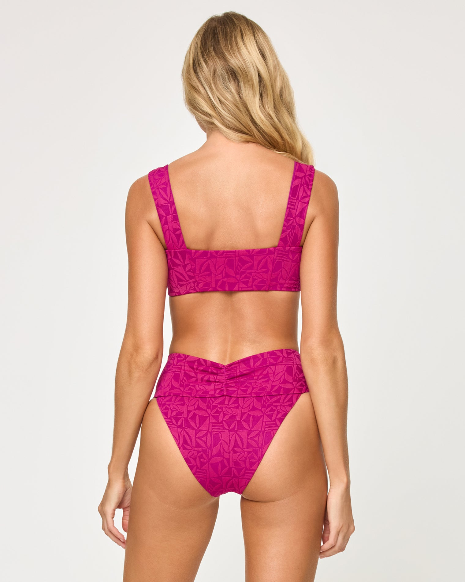 Eco Chic Repreve® Bardot Bikini Bottom - Berry Eco Chic Repreve® Bardot Bikini Bottom - Berry