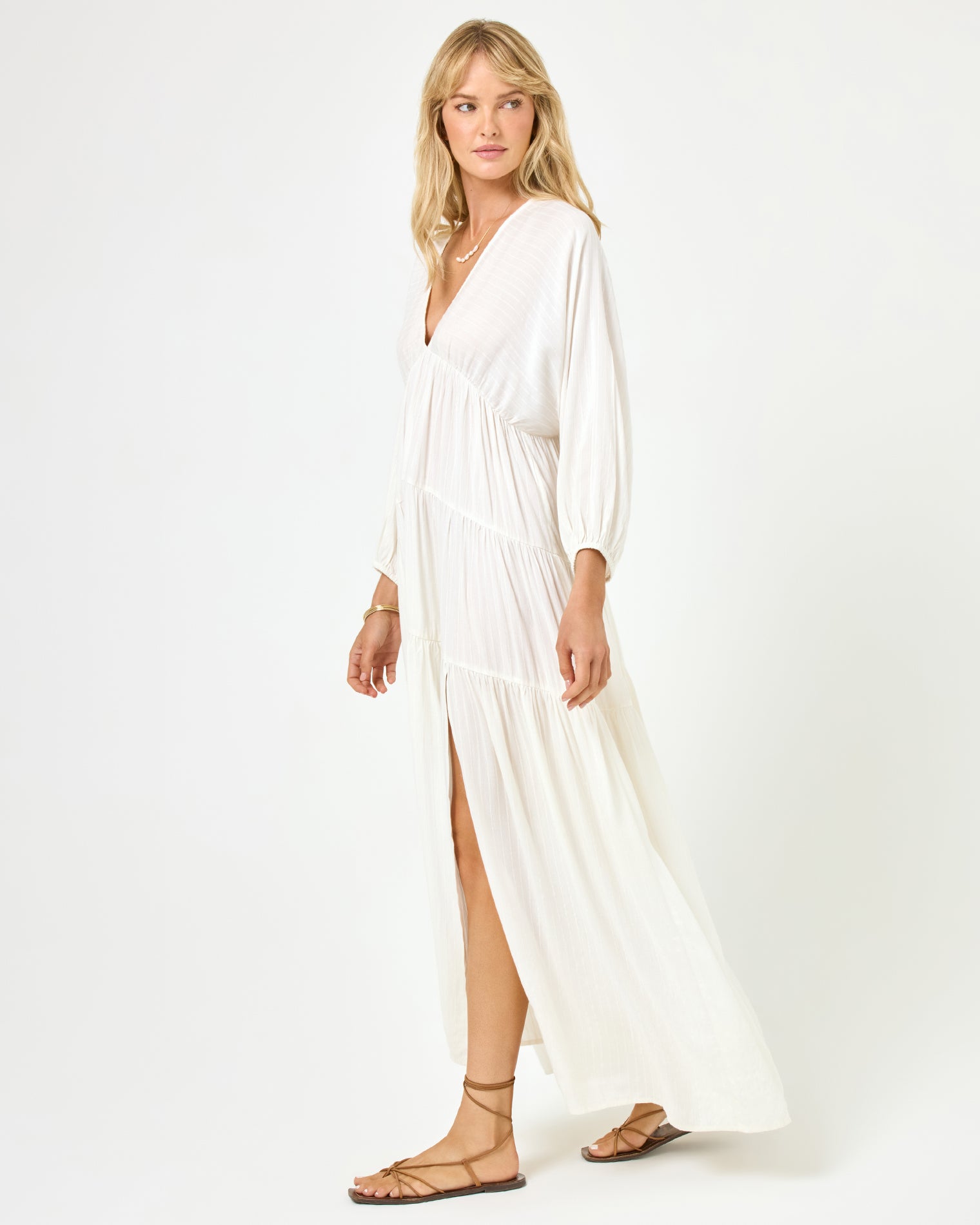 Eterna Coverup - Cream Cream | Model: Lura (size: S)