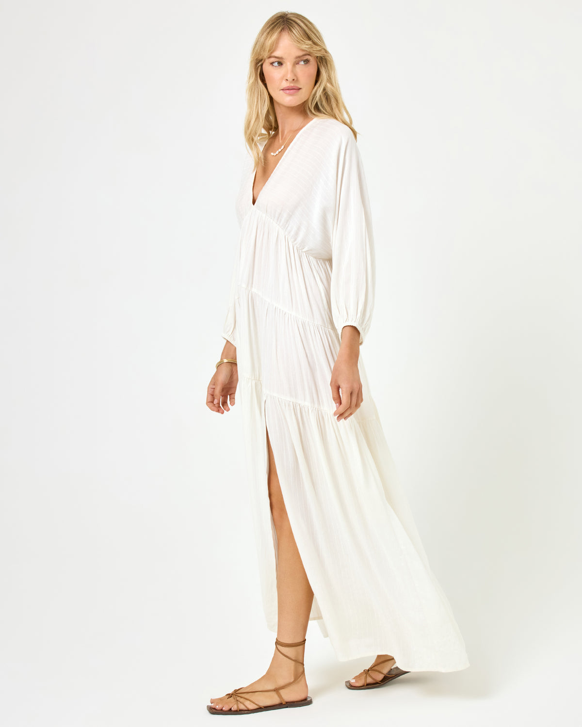 Eterna Coverup - Cream Cream | Model: Lura (size: S)