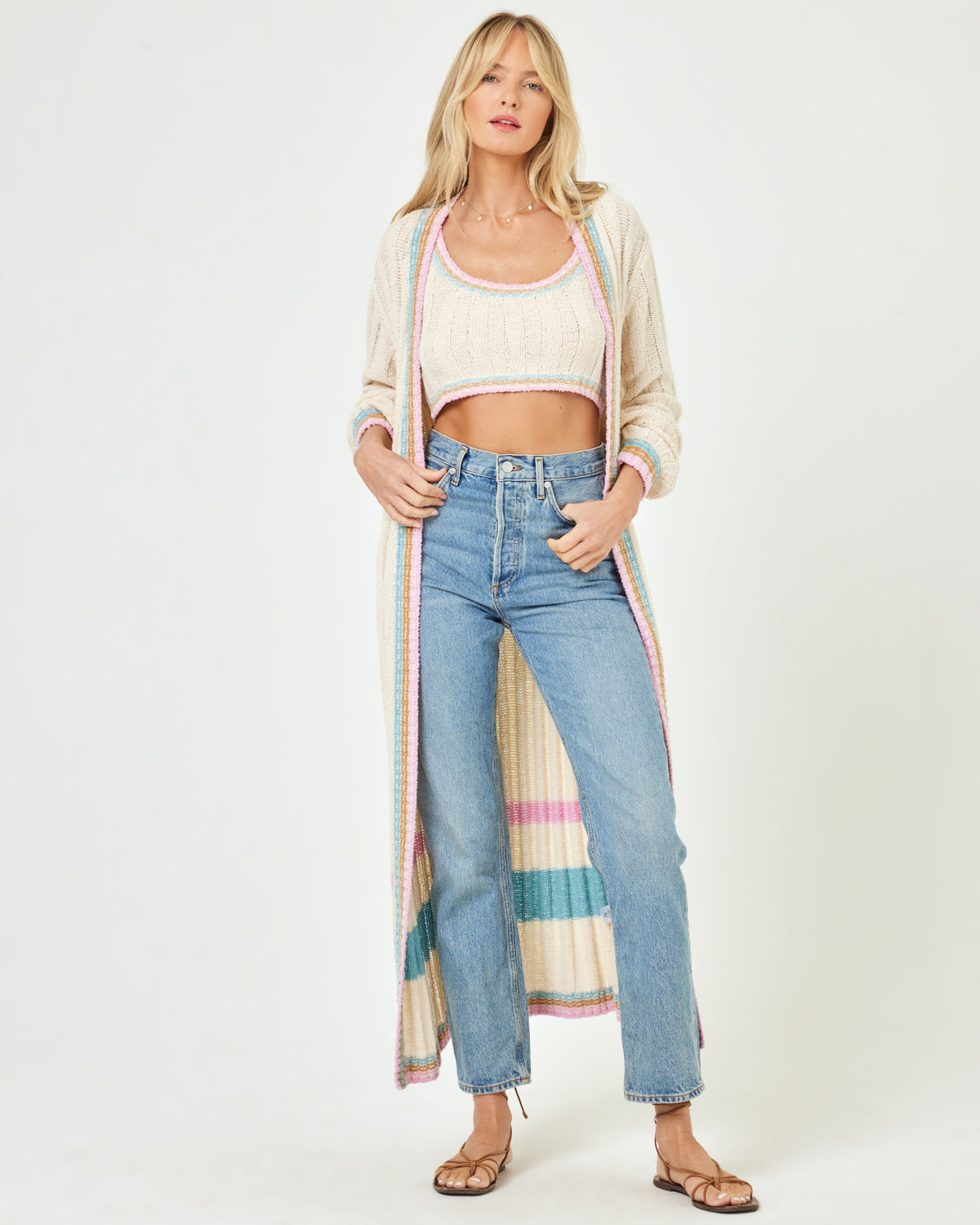 Ivy Cardigan - Tapioca Tapioca | Model: Lura (size: S)