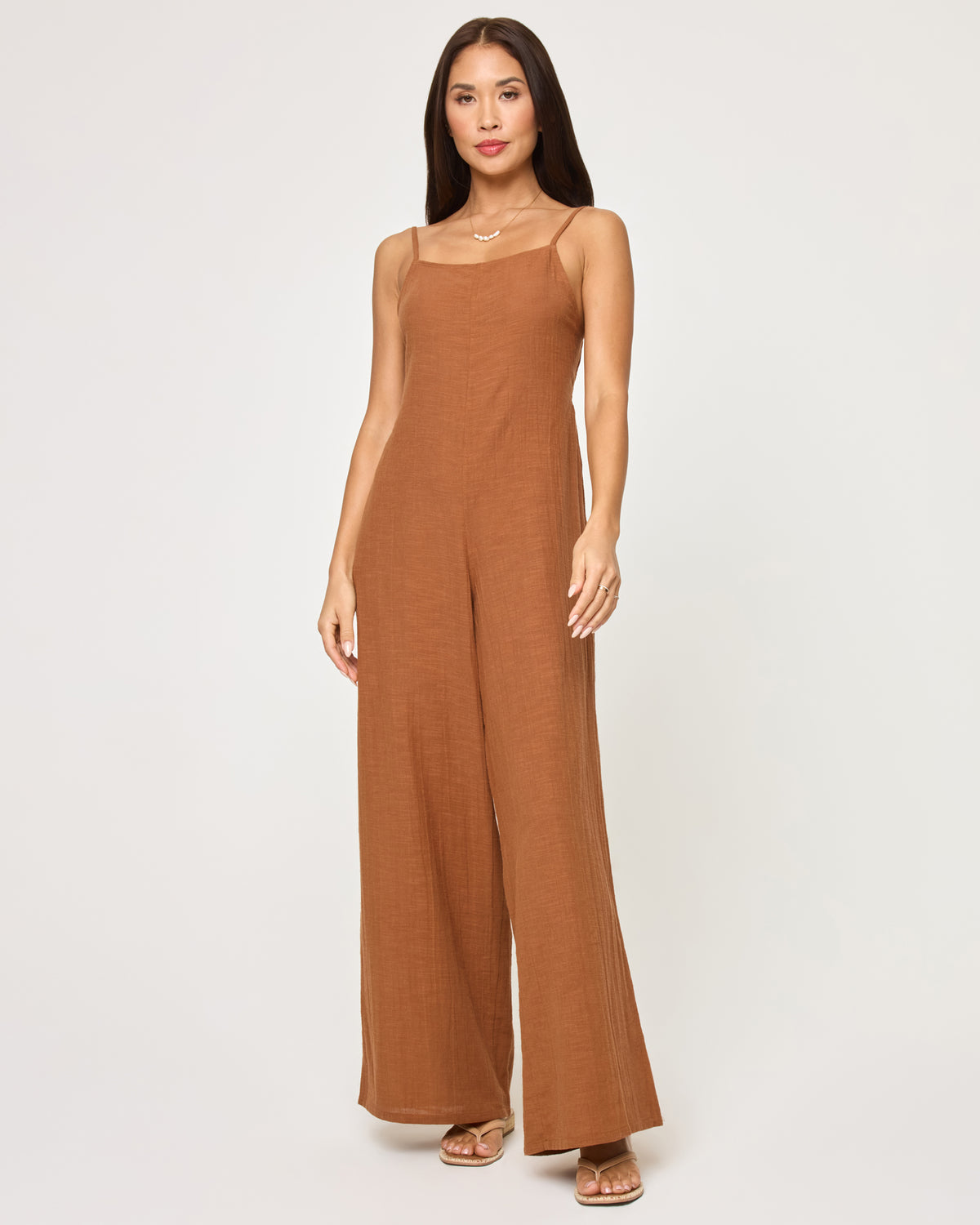 Jaida Jumpsuit - Brown Sugar Jaida Jumpsuit - Brown Sugar