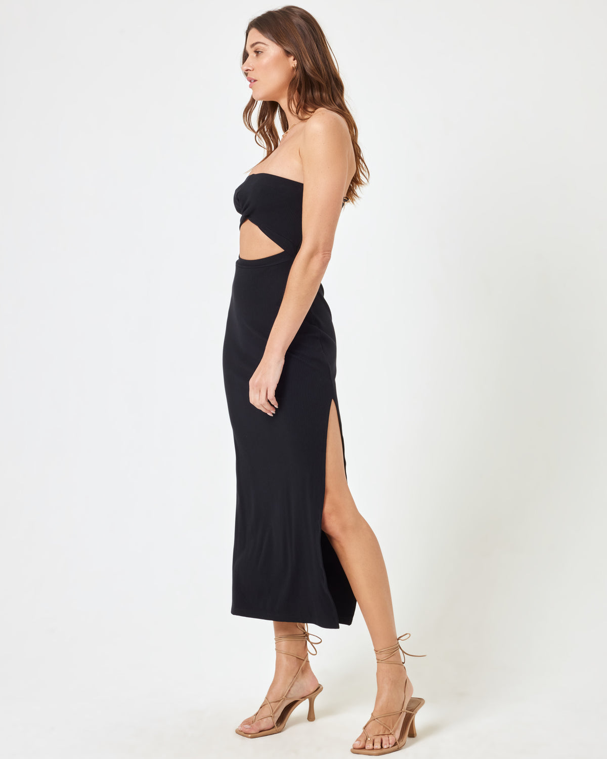 Kierra Dress - Black Black | Model: Maitlynn (size: S)