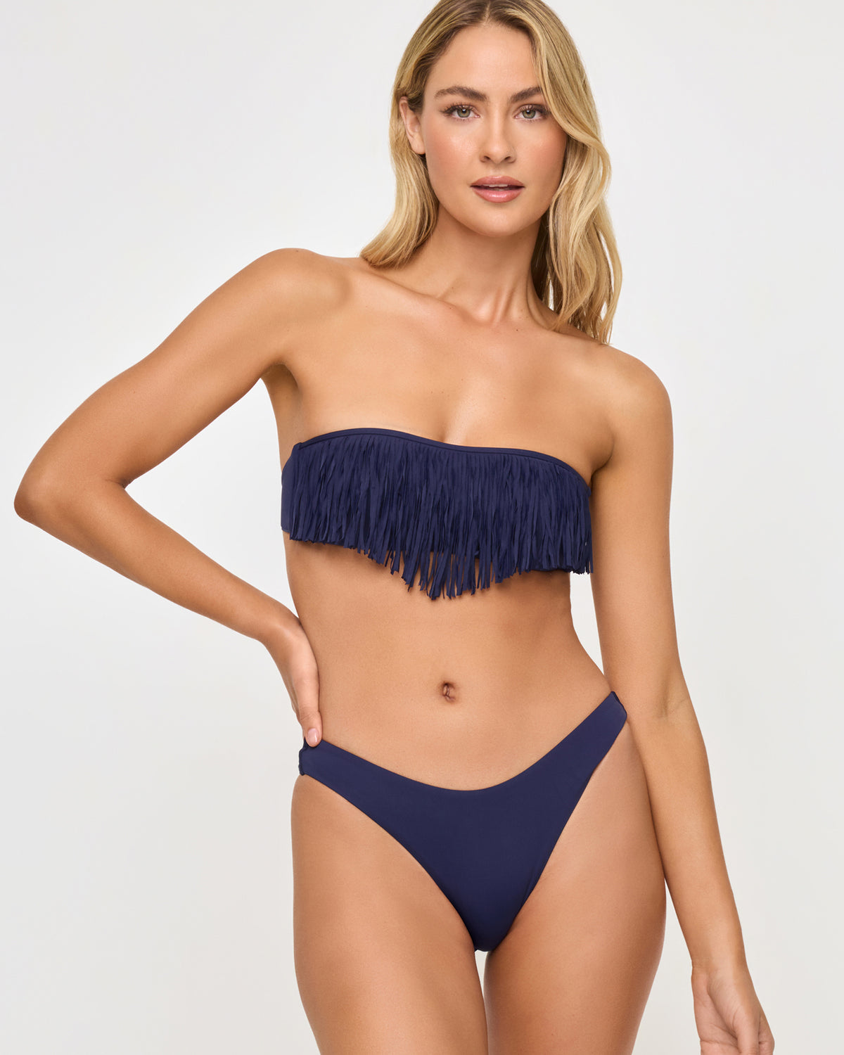 Rocky Bikini Bottom - Sensual Solid Midnight Blue Rocky Bikini Bottom - Sensual Solid Midnight Blue