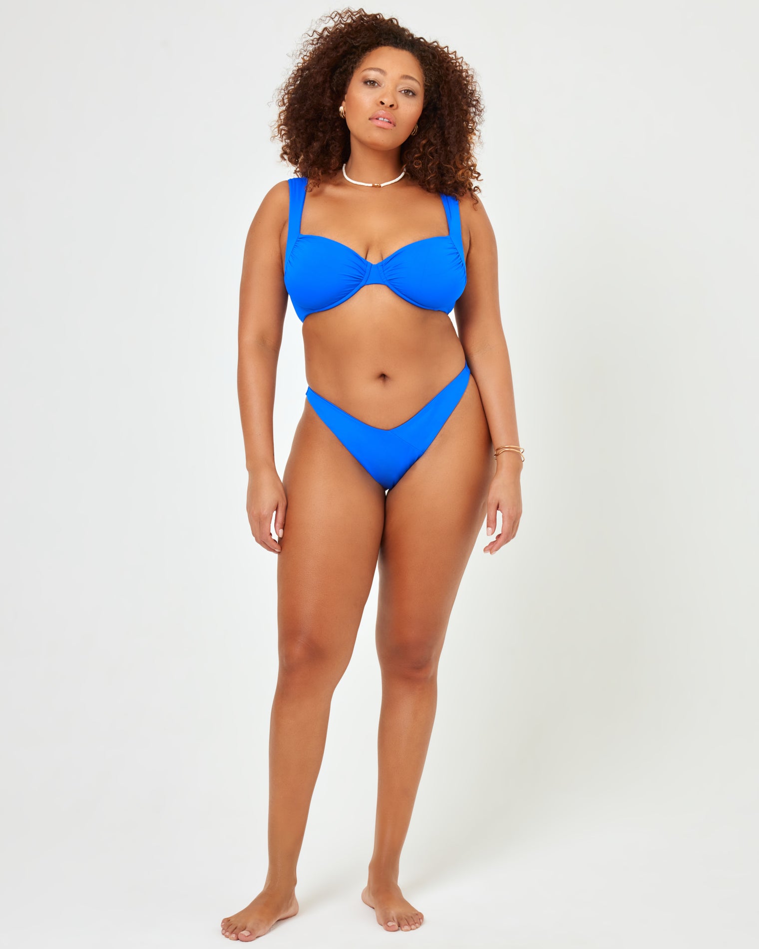 Low Tide Bikini Bottom - Royal Royal | Model: Amber (size: XL)