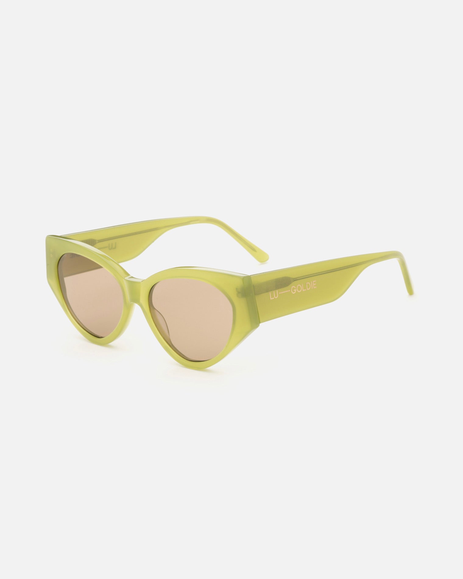 Lu Goldie Milou Leaf Sunglasses - Green Green