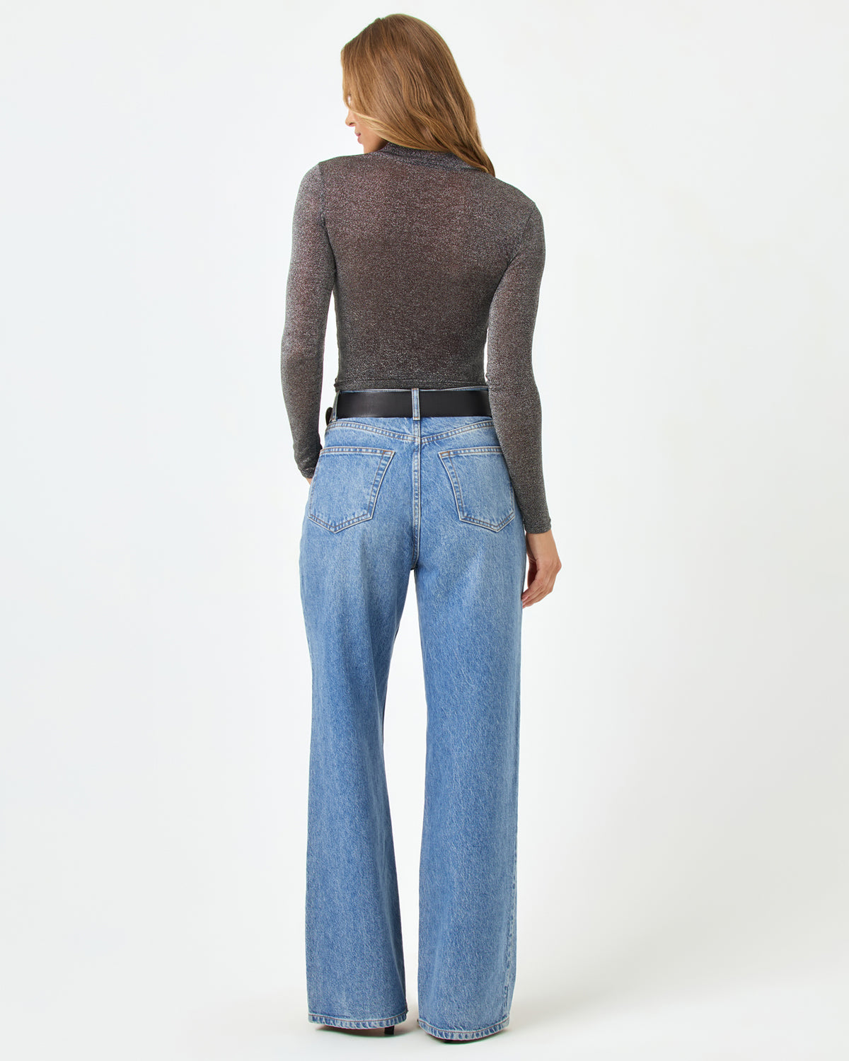 Shimmer Long Sleeve - Black Shimmer Long Sleeve - Black