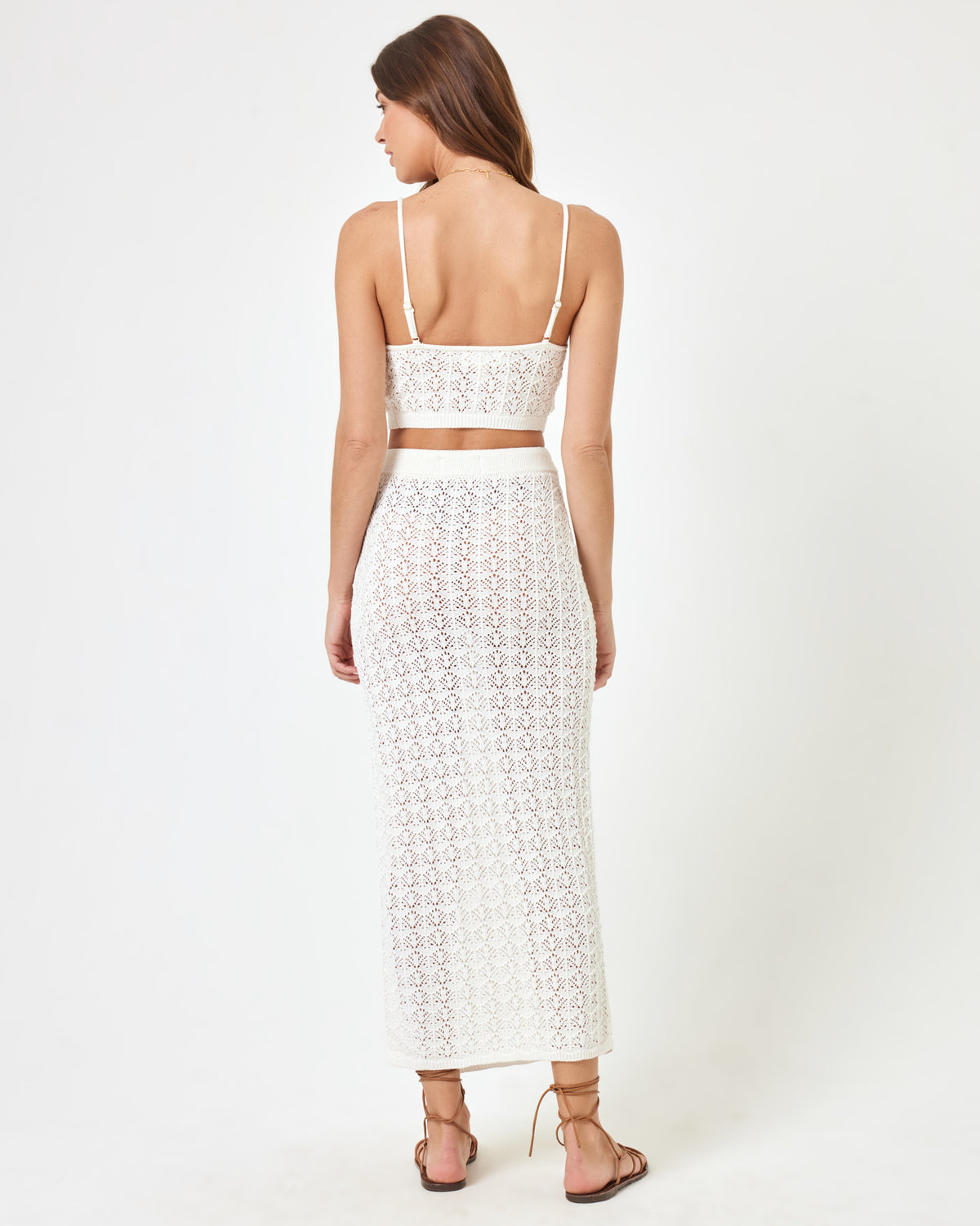 Sweet Talk Top - Cream Cream | Model: Maitlyn (size: S)