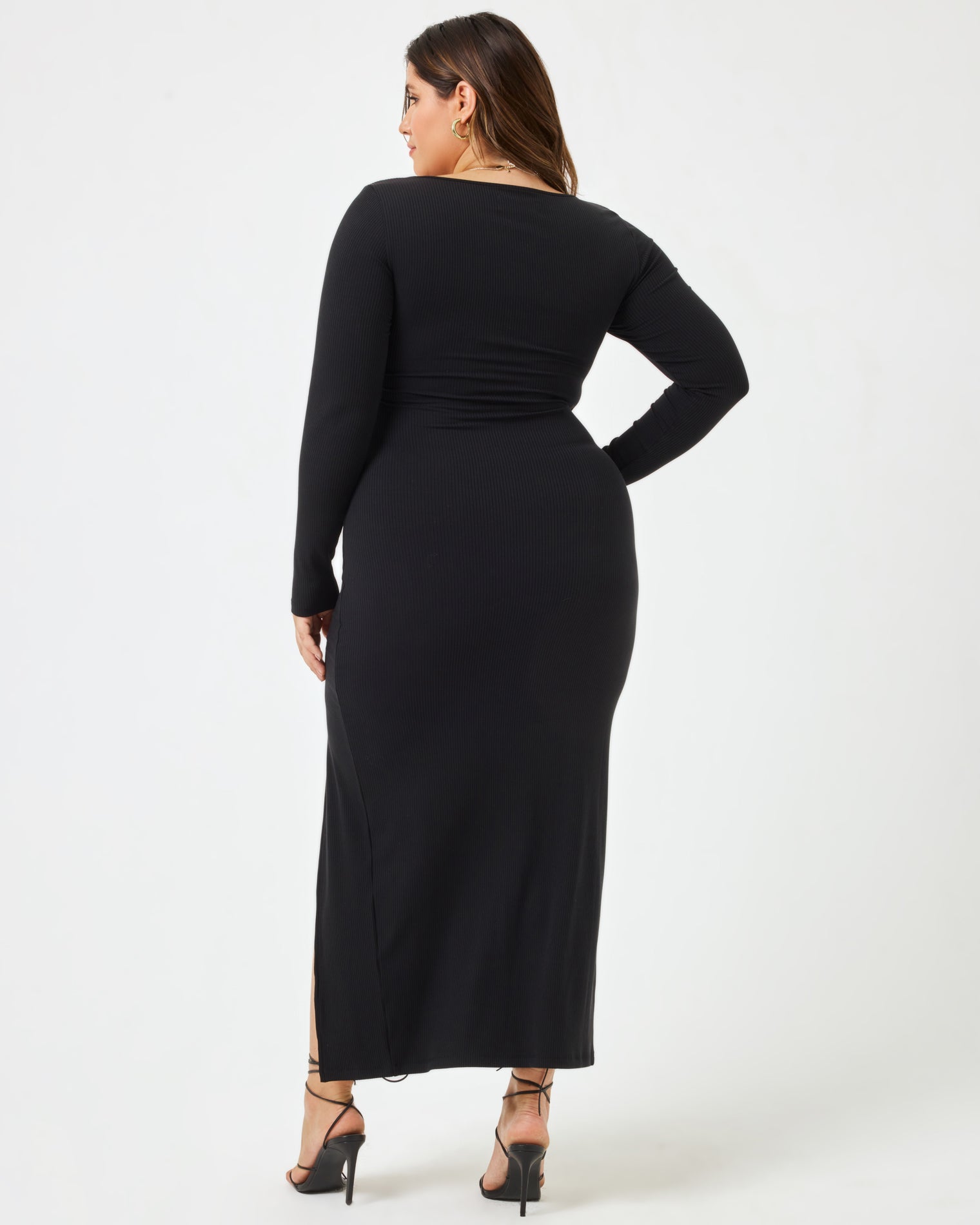 Windsor Dress - Black Black | Model: Jessica (size: XL)