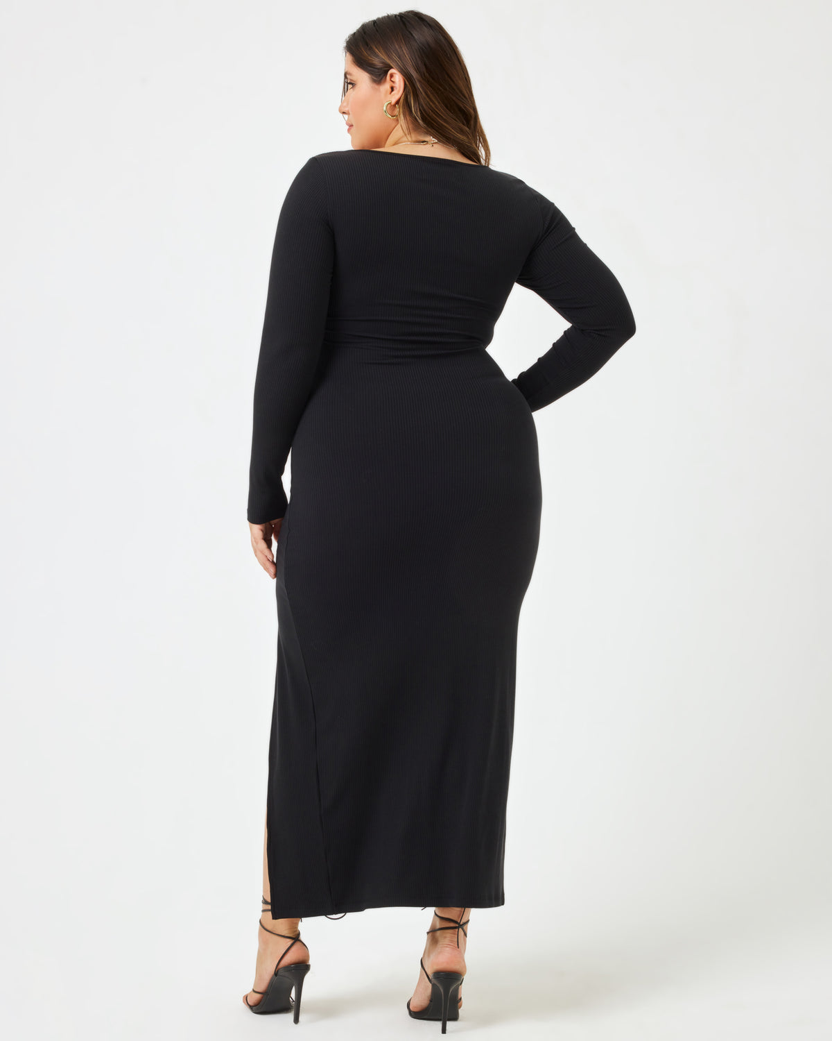 Windsor Dress - Black Black | Model: Jessica (size: XL)