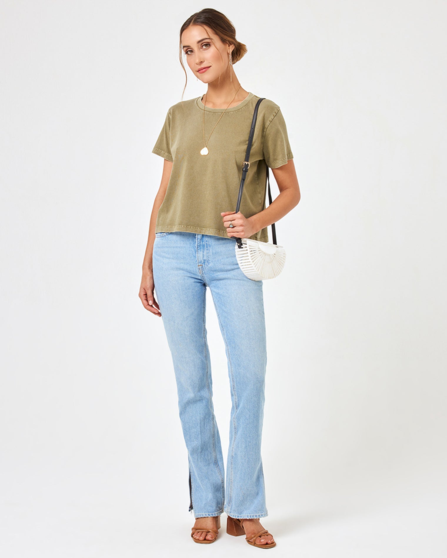 All Day Top - Olive Branch Olive Branch | Model: Anna (size: S)