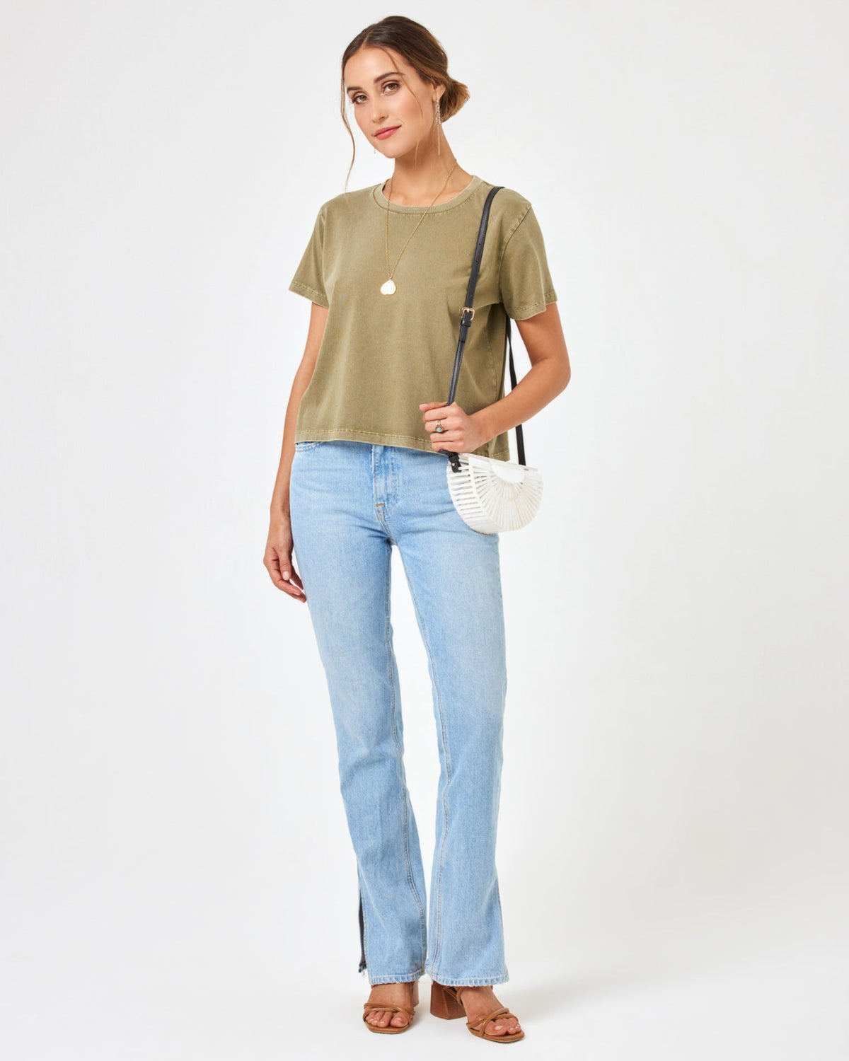 All Day Top - Olive Branch Olive Branch | Model: Anna (size: S)