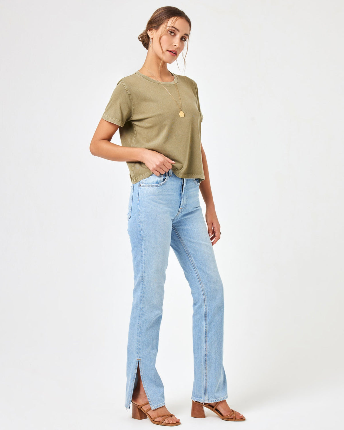 All Day Top - Olive Branch Olive Branch | Model: Anna (size: S)