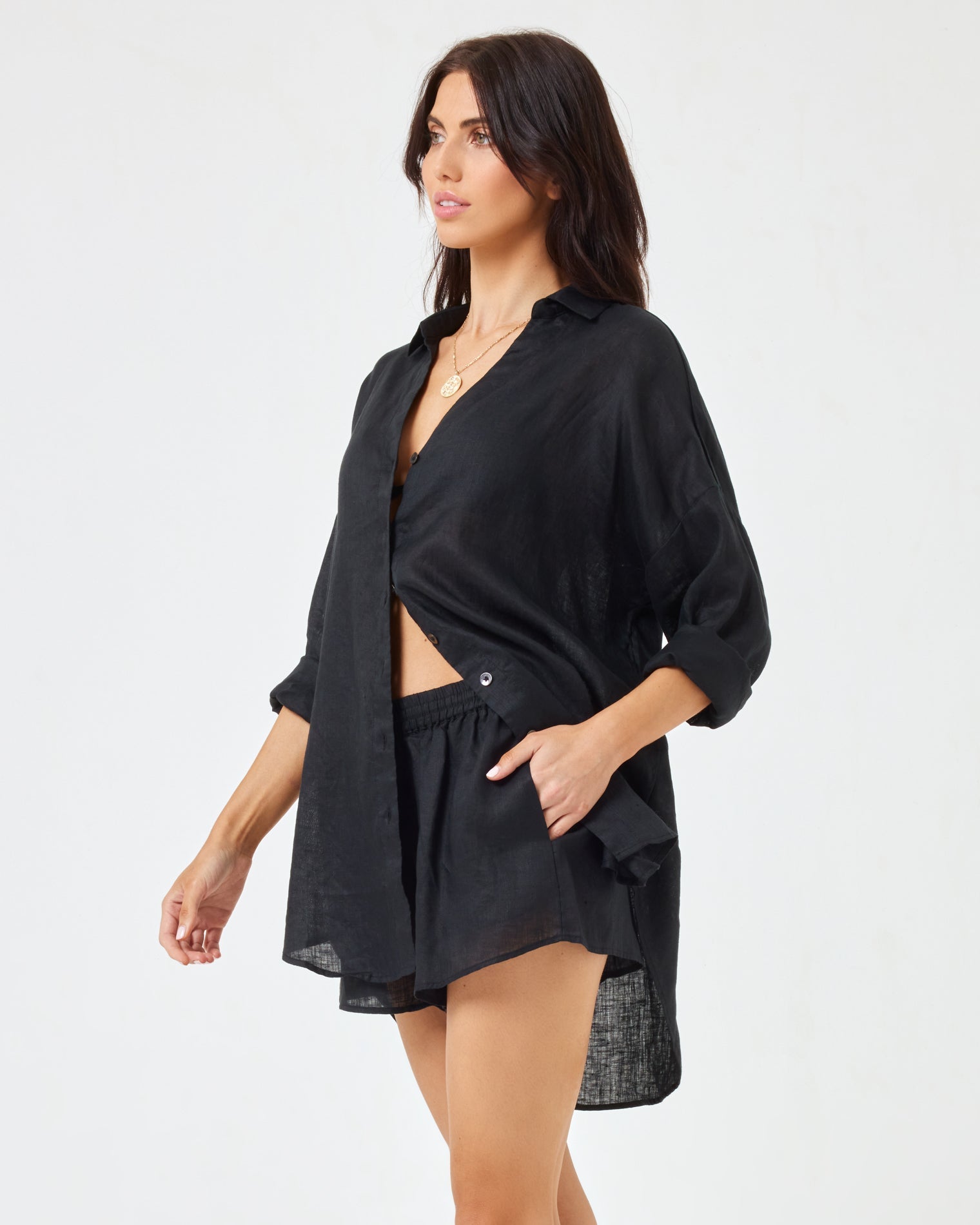 Rio Tunic - Black Black | Model: Diana (size: S)