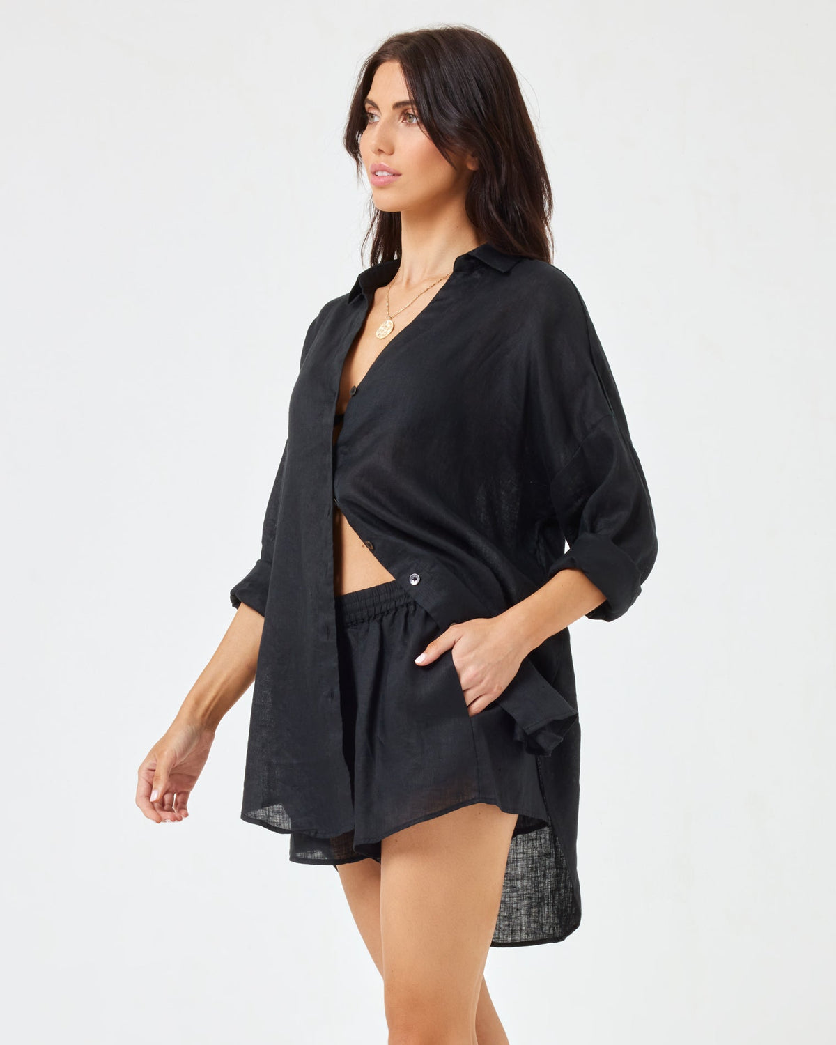 Rio Tunic - Black Black | Model: Diana (size: S)