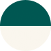 color swatch Cream-Deep Teal
