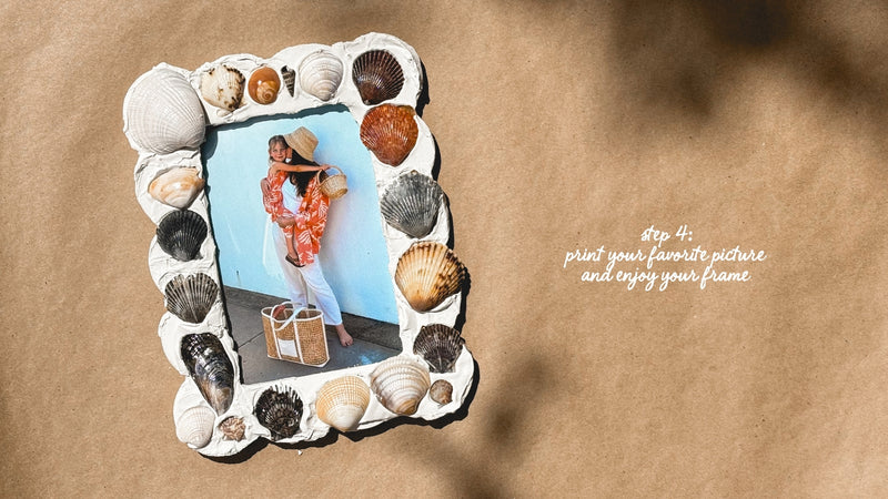 DIY Seashell Picture Frame for a Special Keepsake