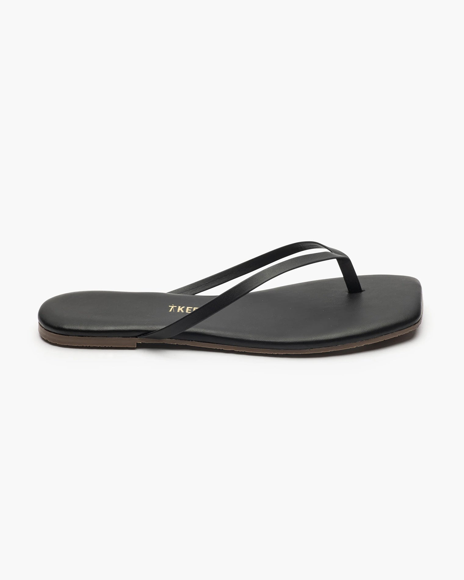 TKEES Square Toe Lily Sandals - Black