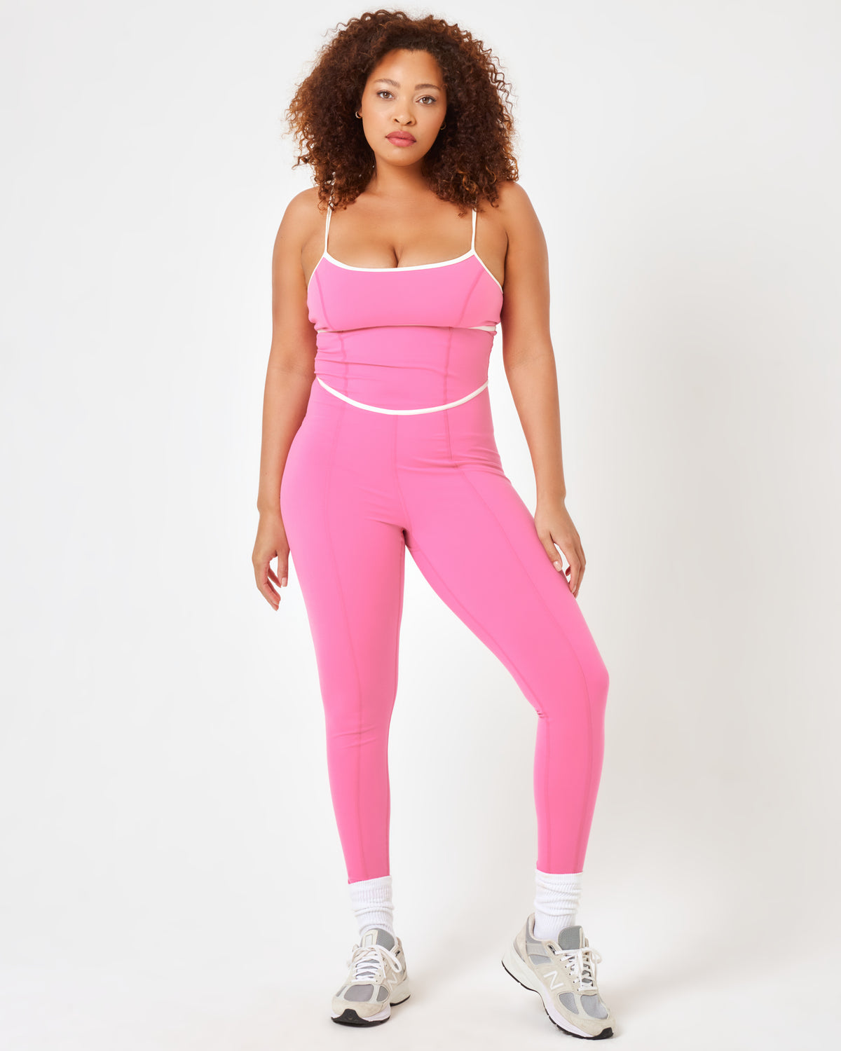 Ace Jumpsuit - Taffy-Cream Taffy-Cream | Model: Amber (size: XL)
