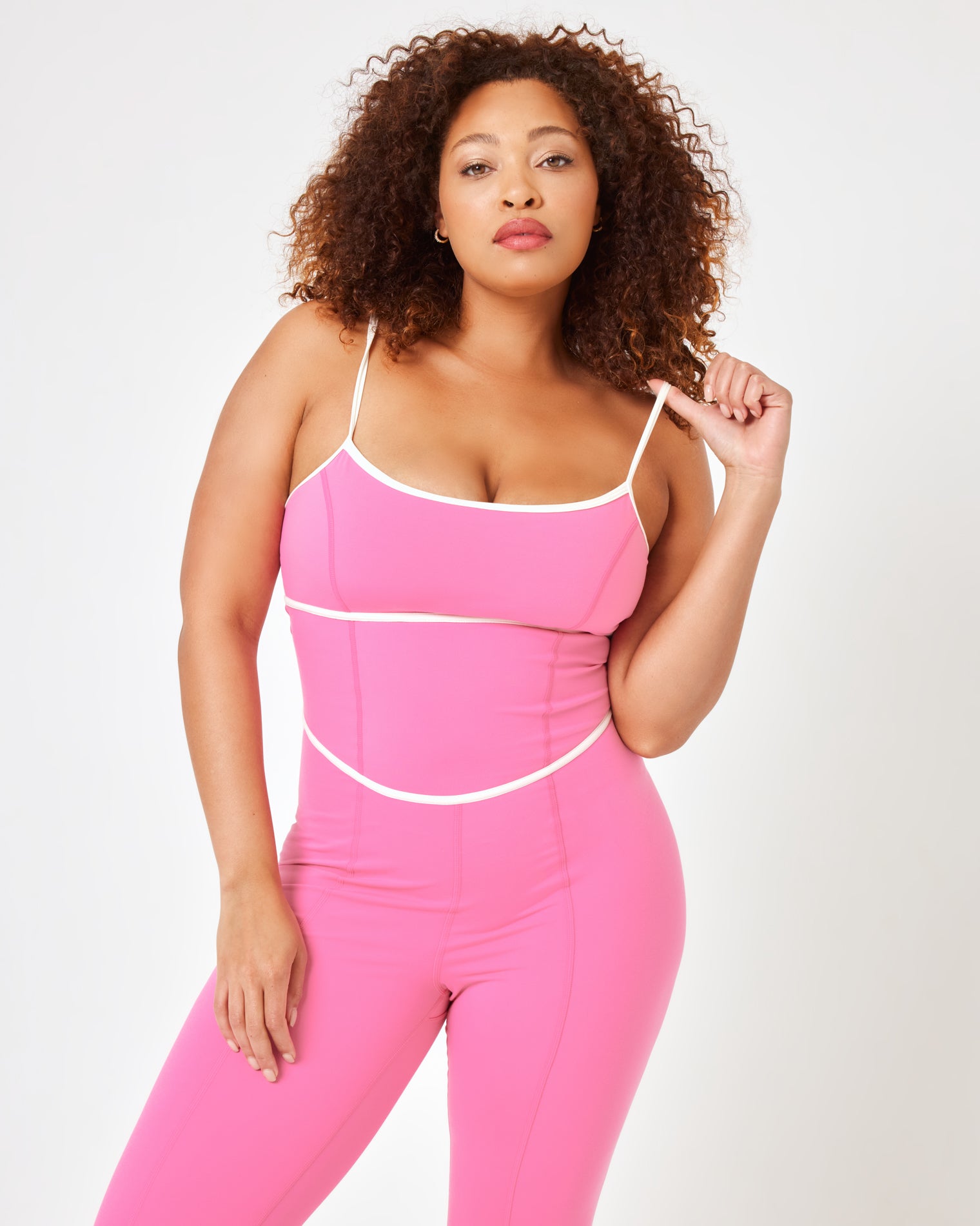 Ace Jumpsuit - Taffy-Cream Taffy-Cream | Model: Amber (size: XL)