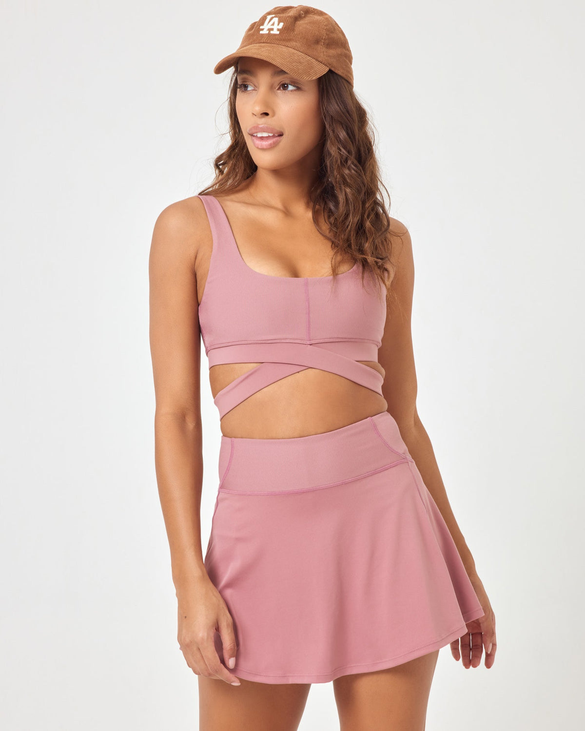 Riggs Skort - Rose Rose | Model: Natalie (size: S)