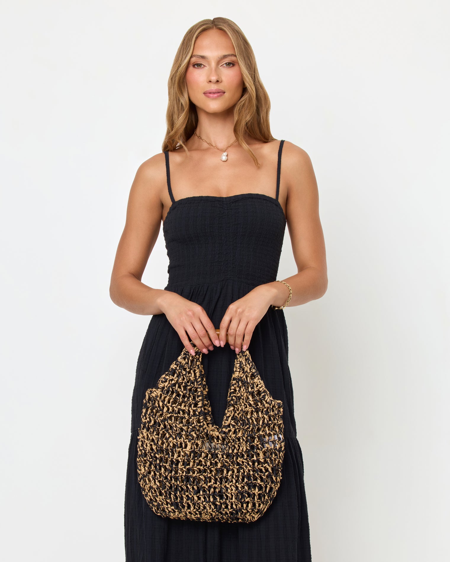 Faye Bag - Natural-Black Faye Bag - Natural-Black