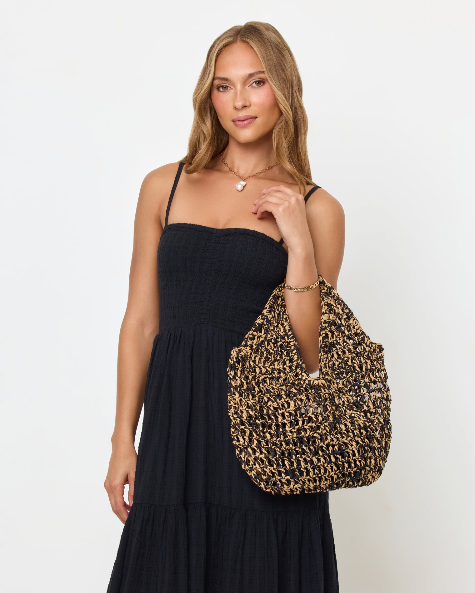 Faye Bag - Natural-Black
