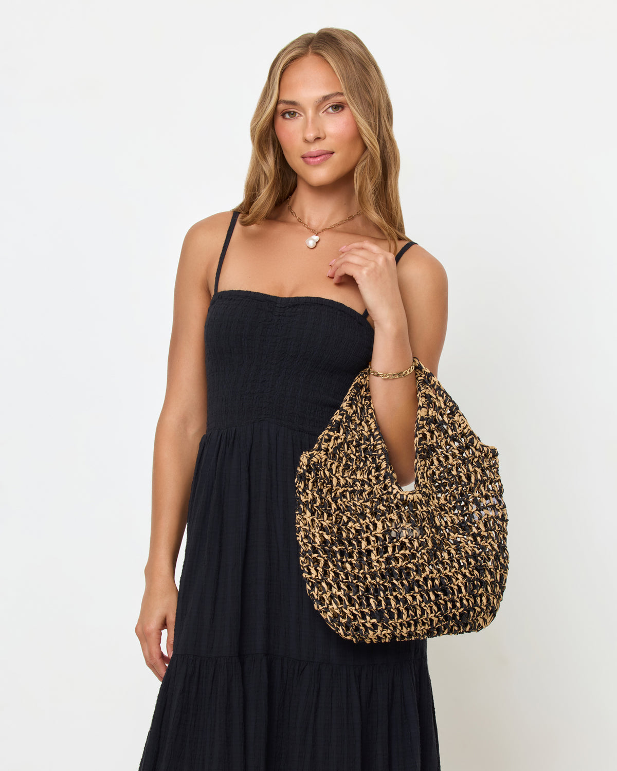 Faye Bag - Natural-Black Faye Bag - Natural-Black