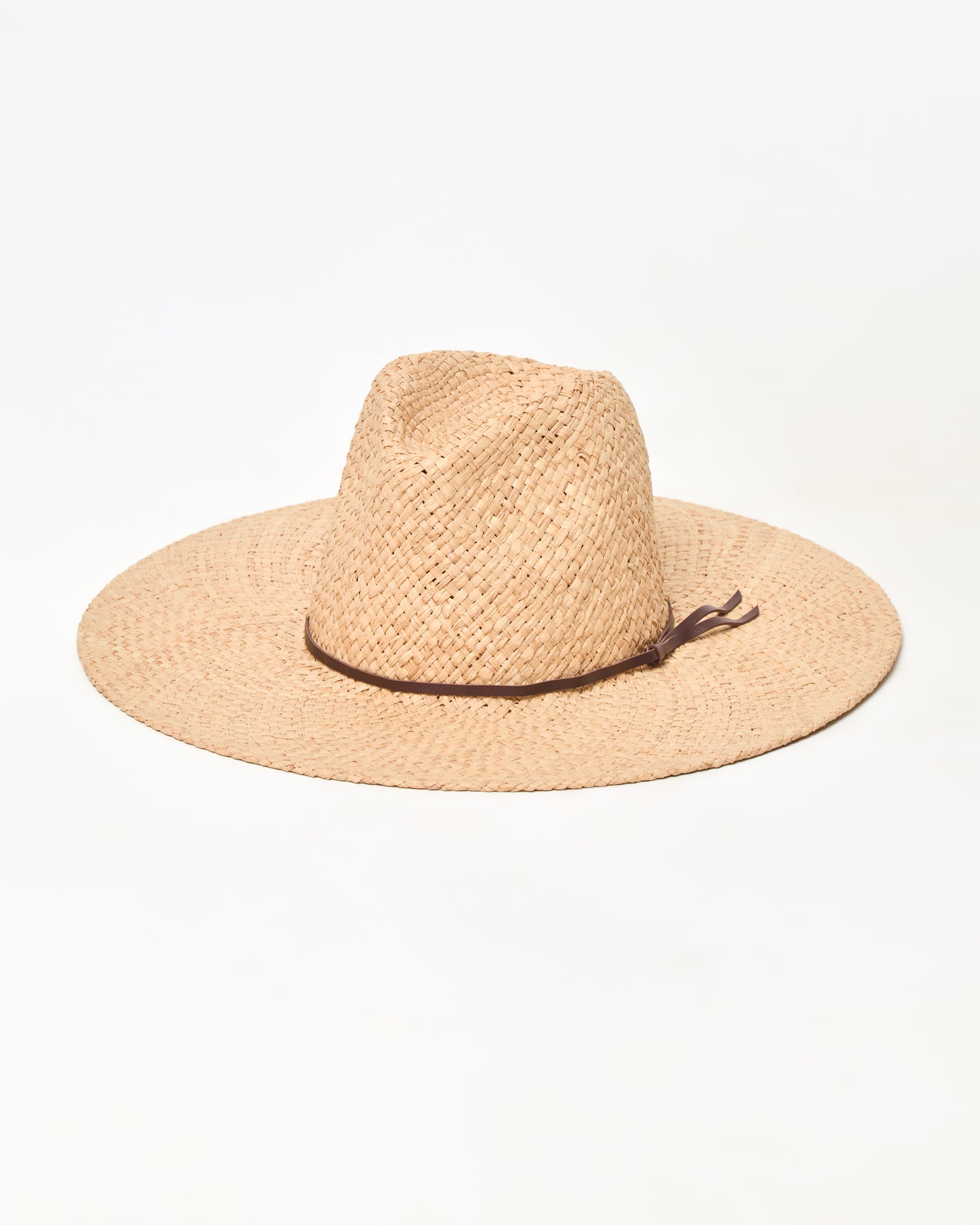 Marnie Hat - Natural LSPACE Marnie hat in natural, off-model flat lay.