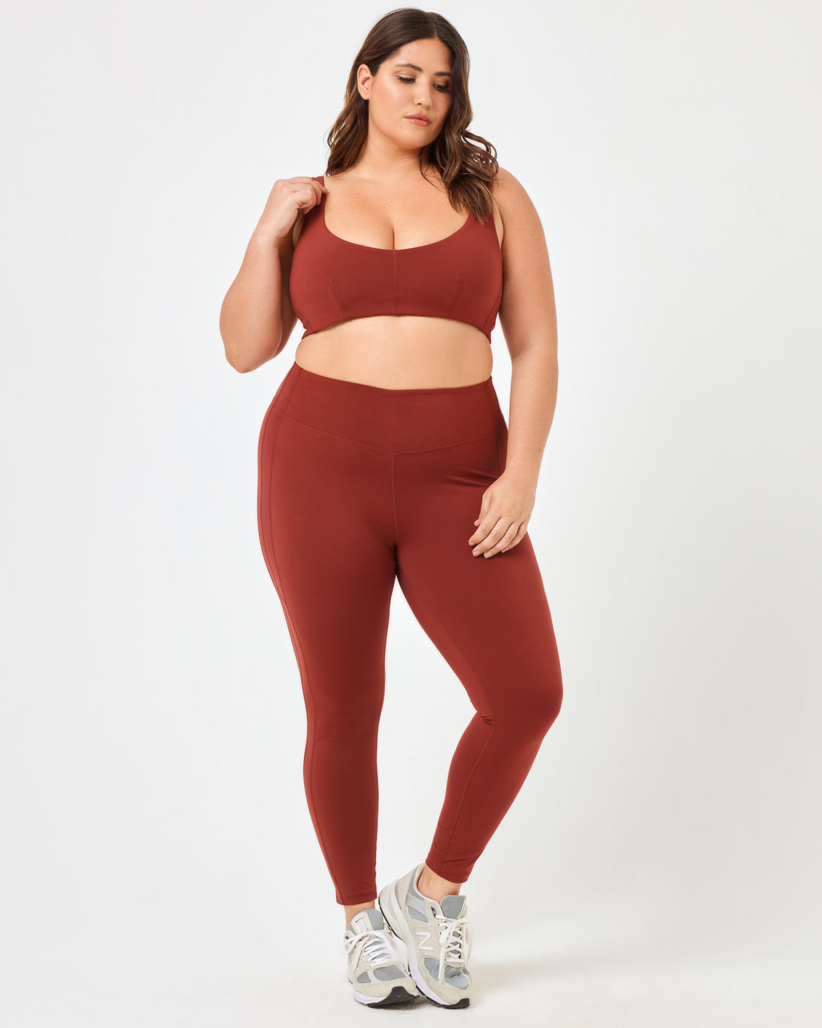 Comeback Sports Bra Umber | Model: Jessica (size: XL)