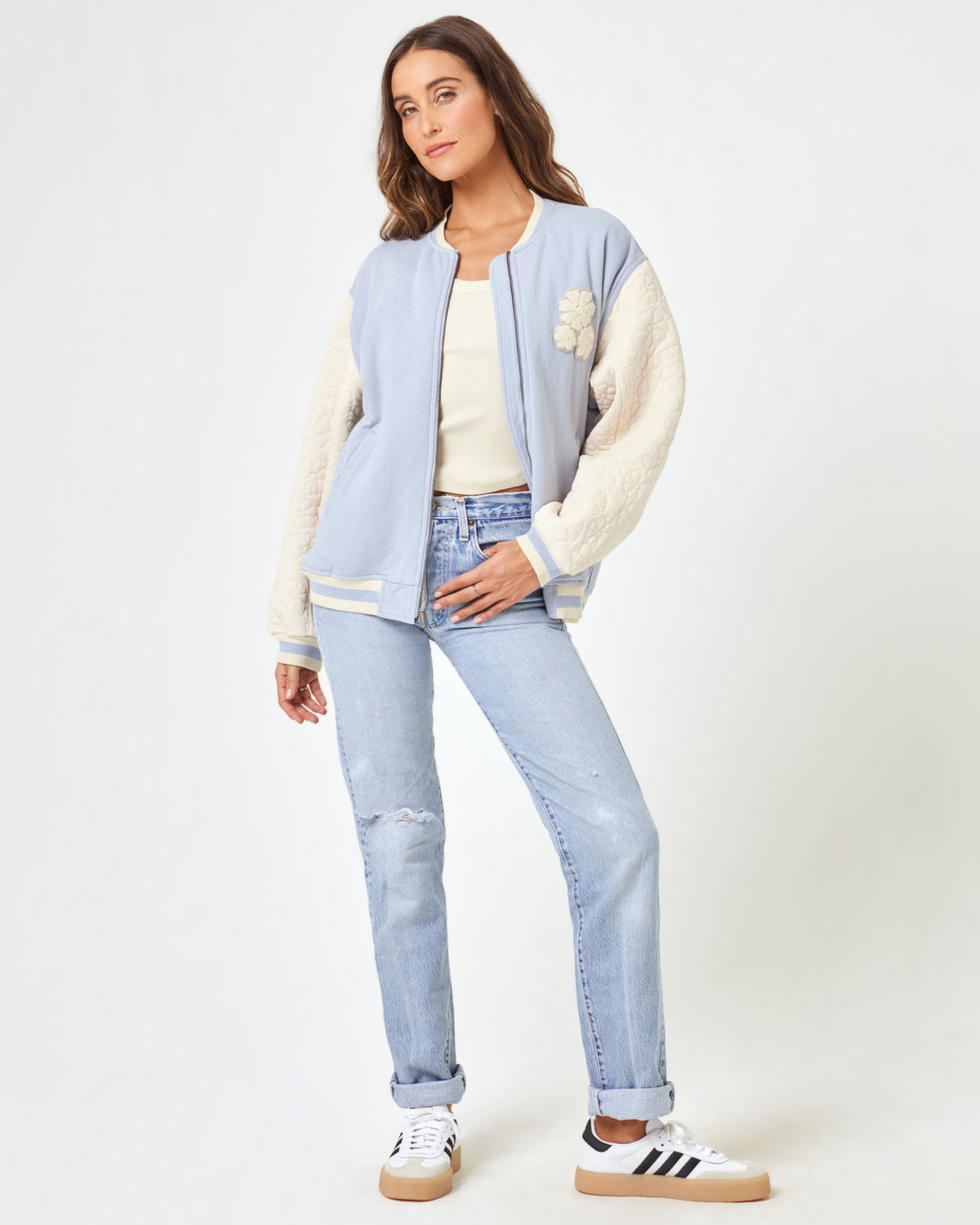 Fowler Jacket - Haze Haze | Model: Anna (size: S)
