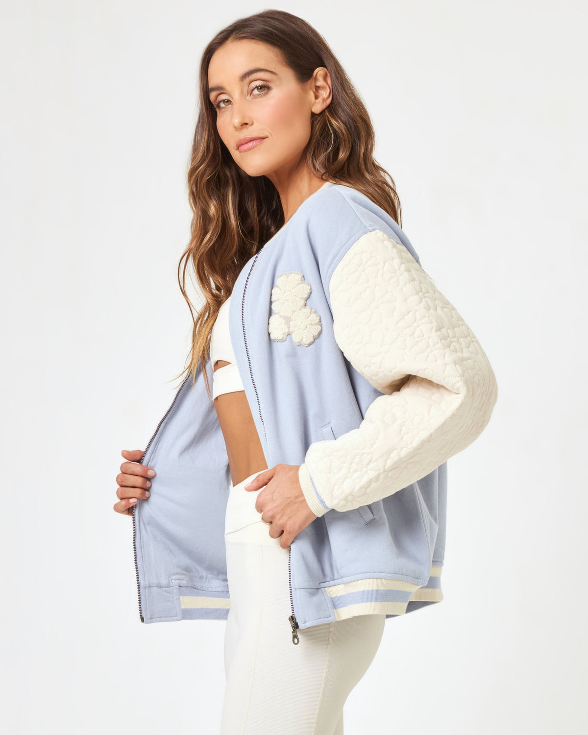 Fowler Jacket - Haze Haze | Model: Anna (size: S)