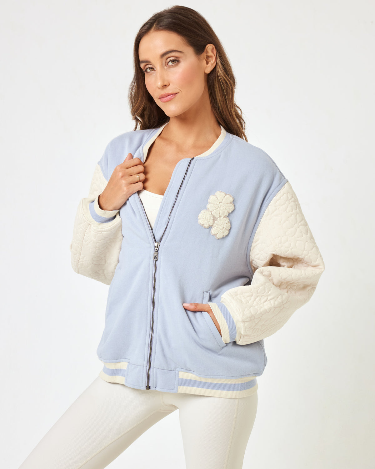 Fowler Jacket - Haze Haze | Model: Anna (size: S) | Hover