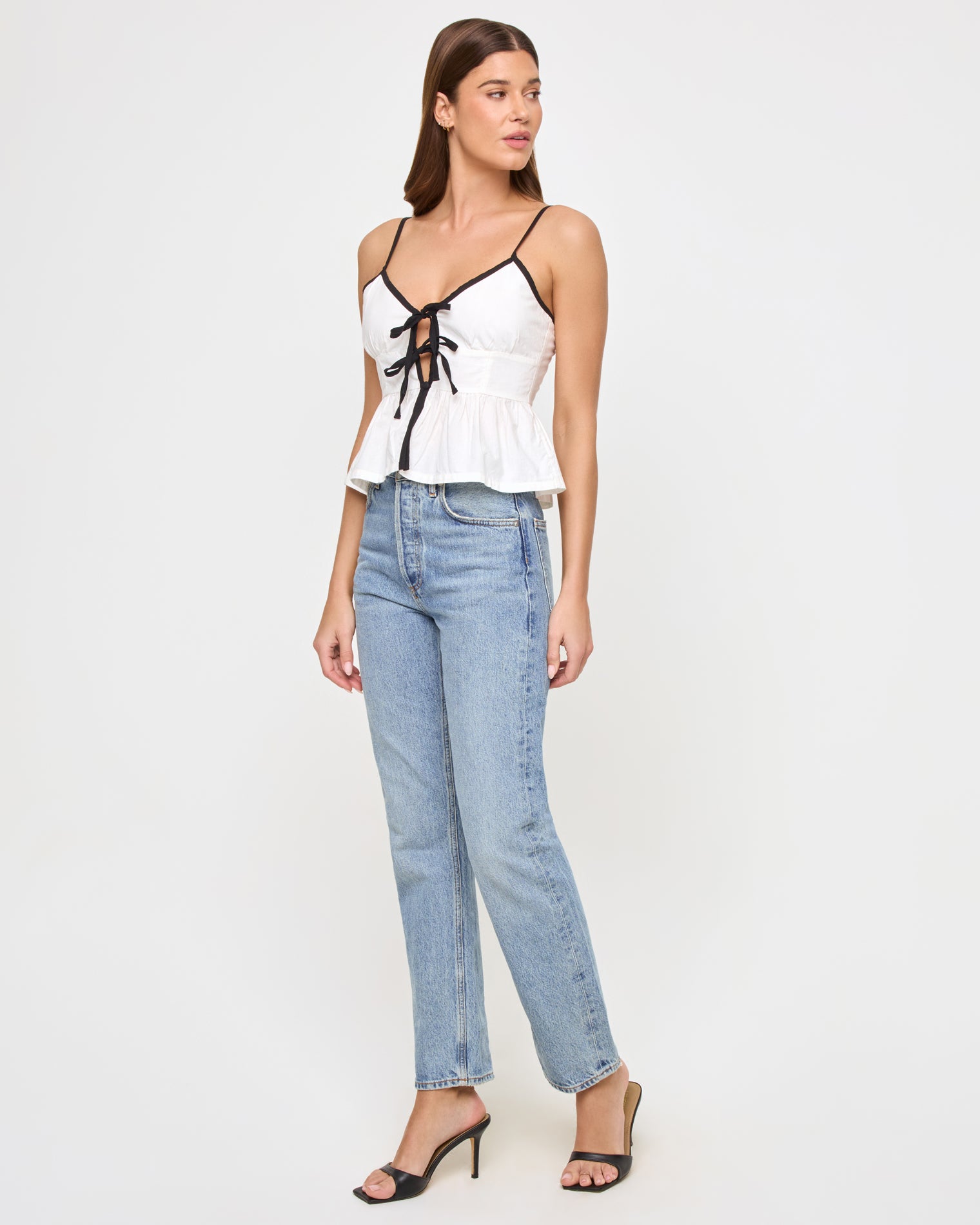 Agnes Top - Cream-Black Agnes Top - Cream-Black
