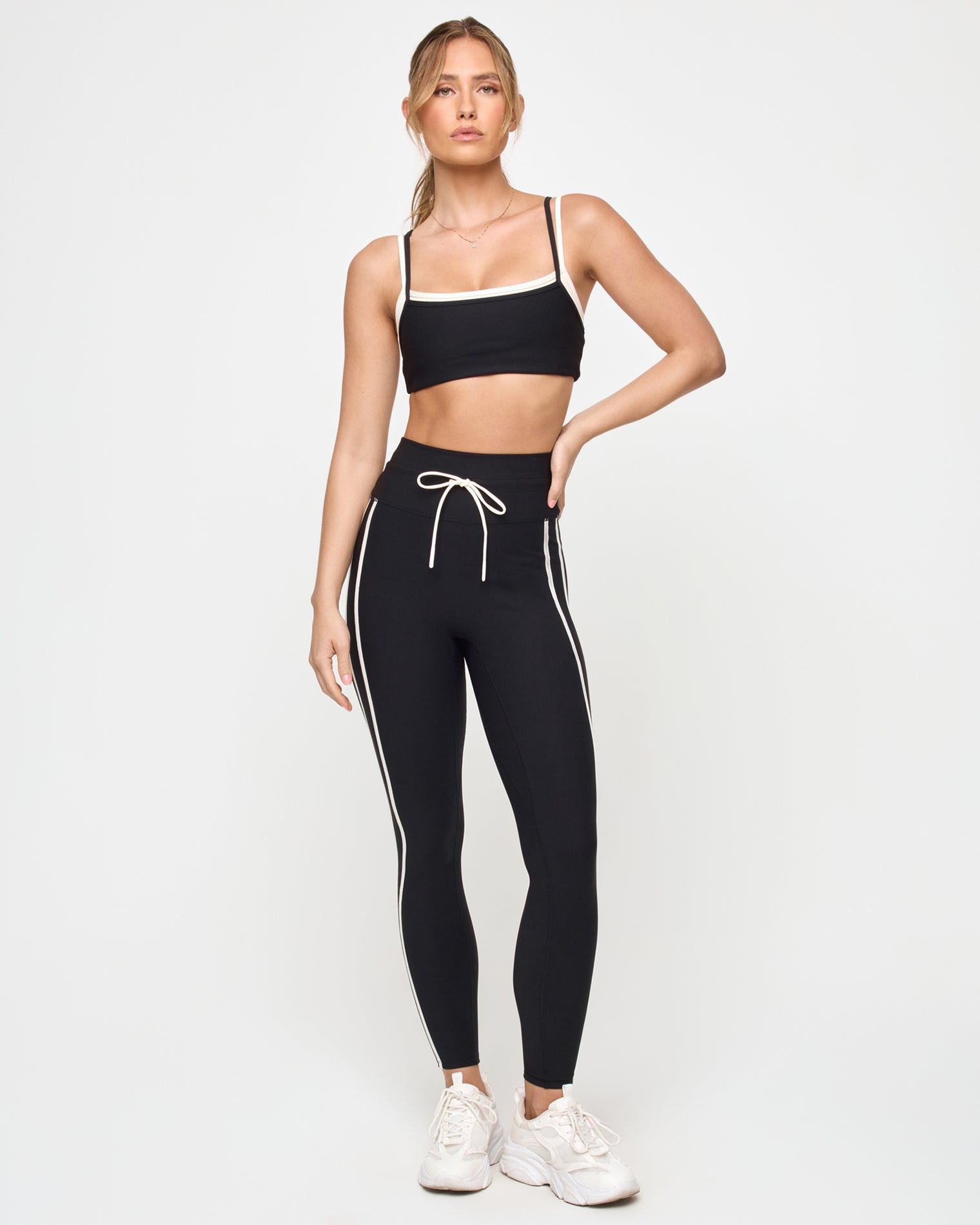 Sutton Pant - Black-Cream