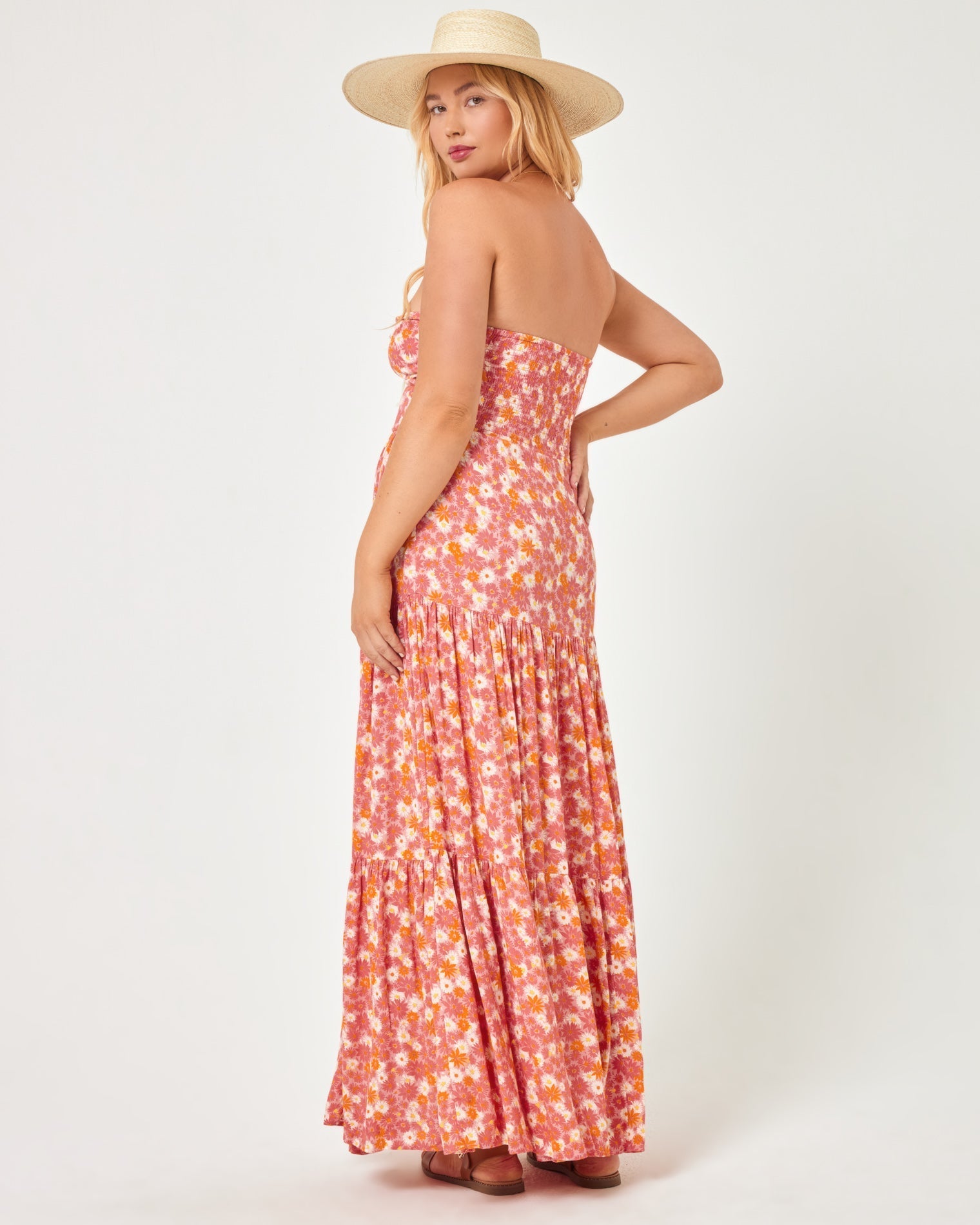 Alessandra Dress - When in Bloom When In Bloom | Model: Sydney (size: XL) | Hover