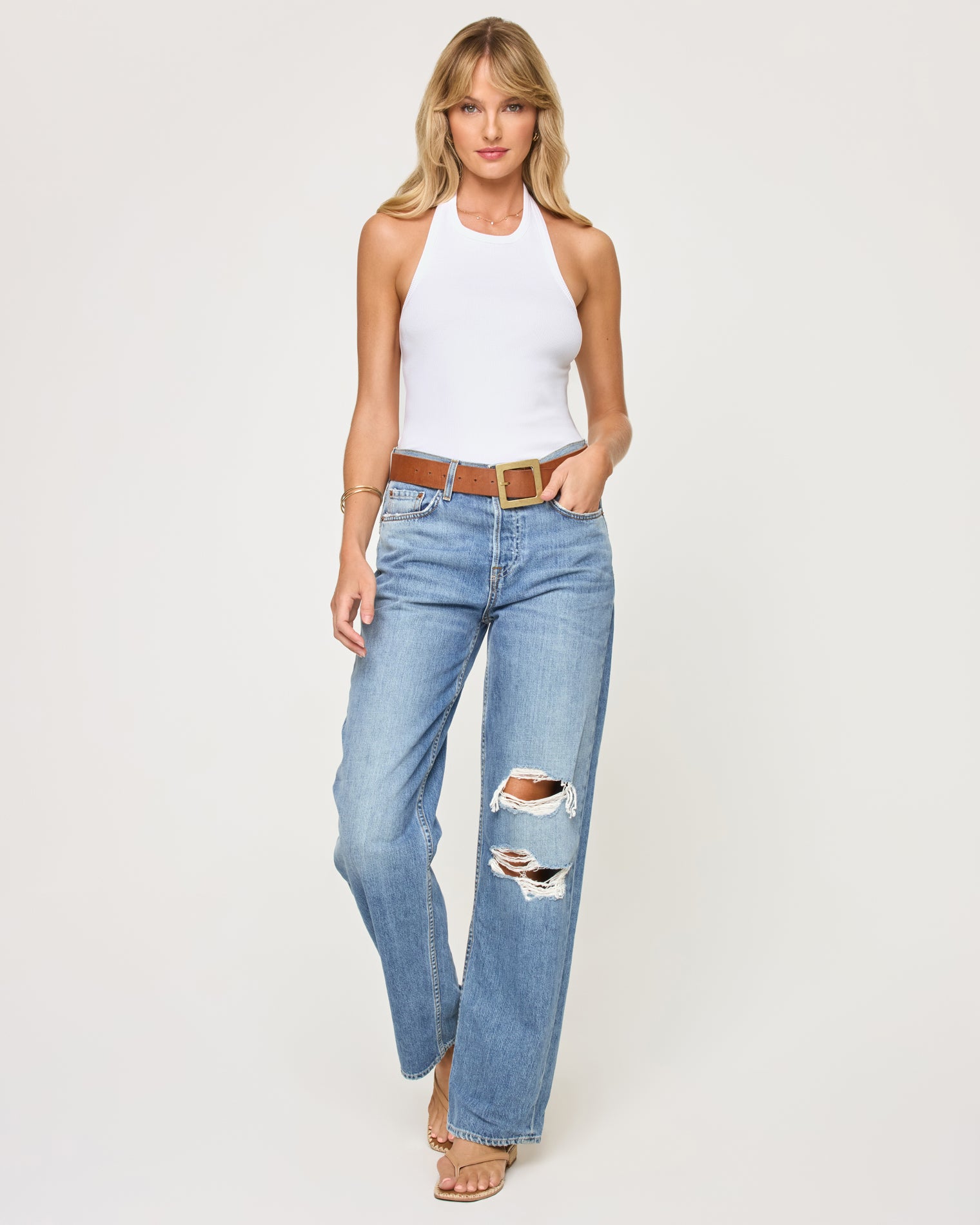 Alyx Halter Tank - White Alyx Halter Tank - White