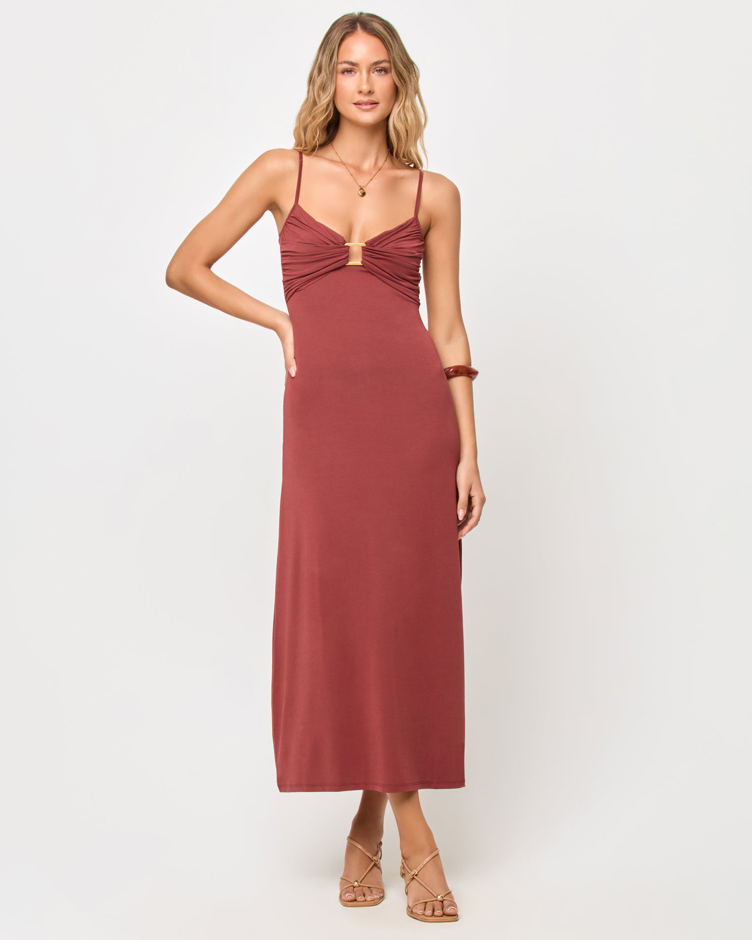Freya Maxi - Dusty Fig Freya Maxi - Dusty Fig
