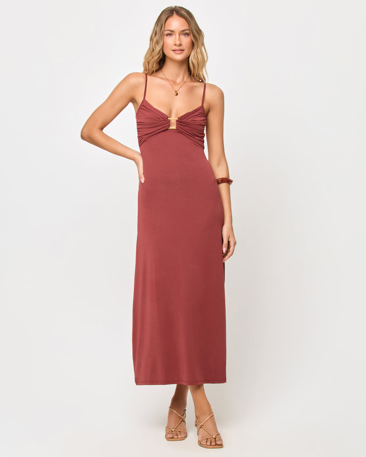 Freya Maxi - Dusty Fig Freya Maxi - Dusty Fig