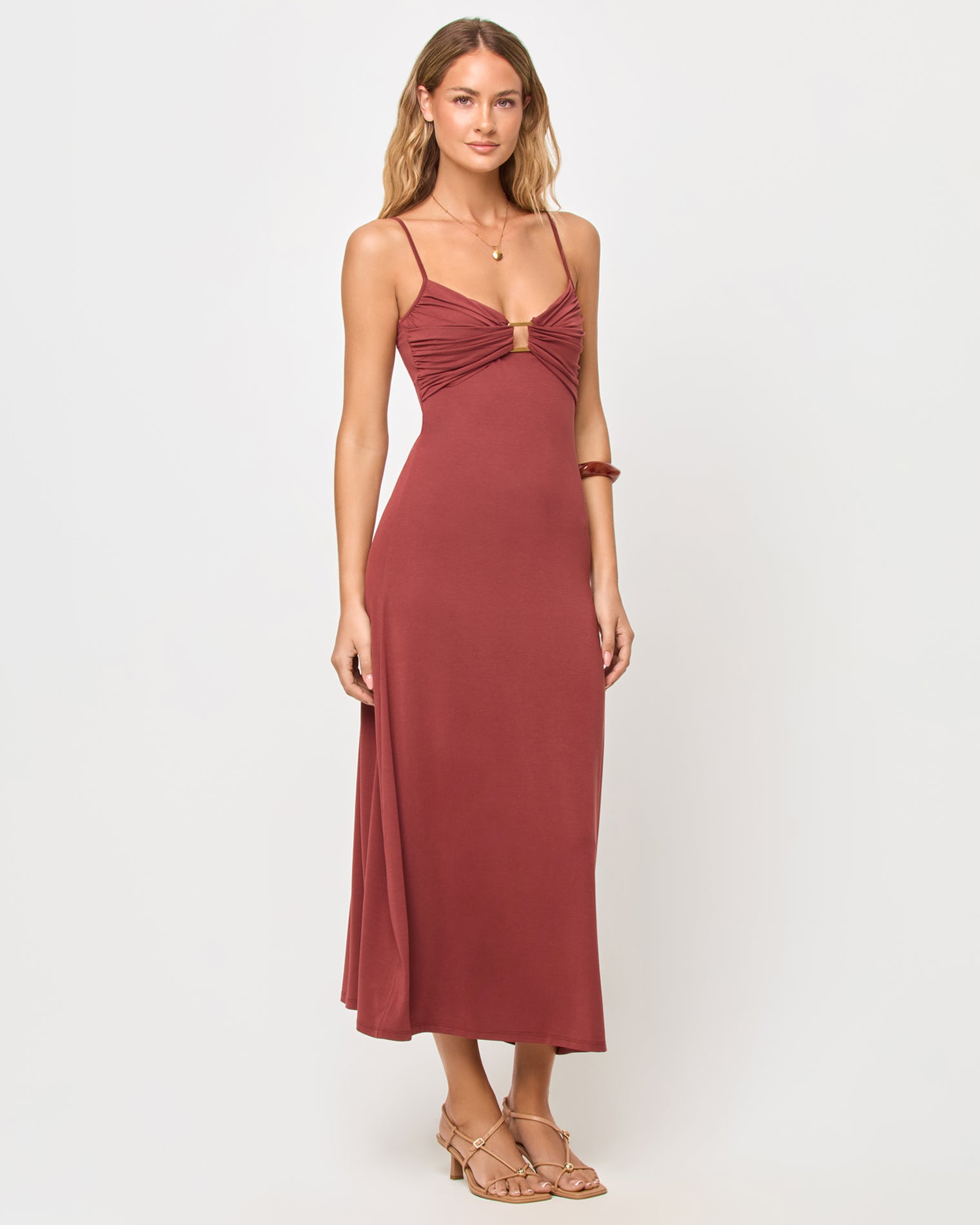 Freya Maxi - Dusty Fig Freya Maxi - Dusty Fig