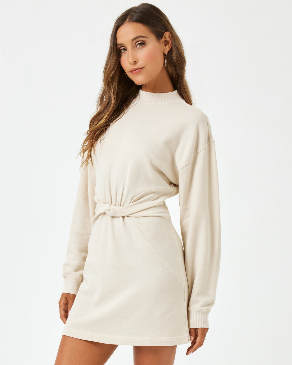 Asher Dress - Tapioca Tapioca | Model: Anna (size: S)