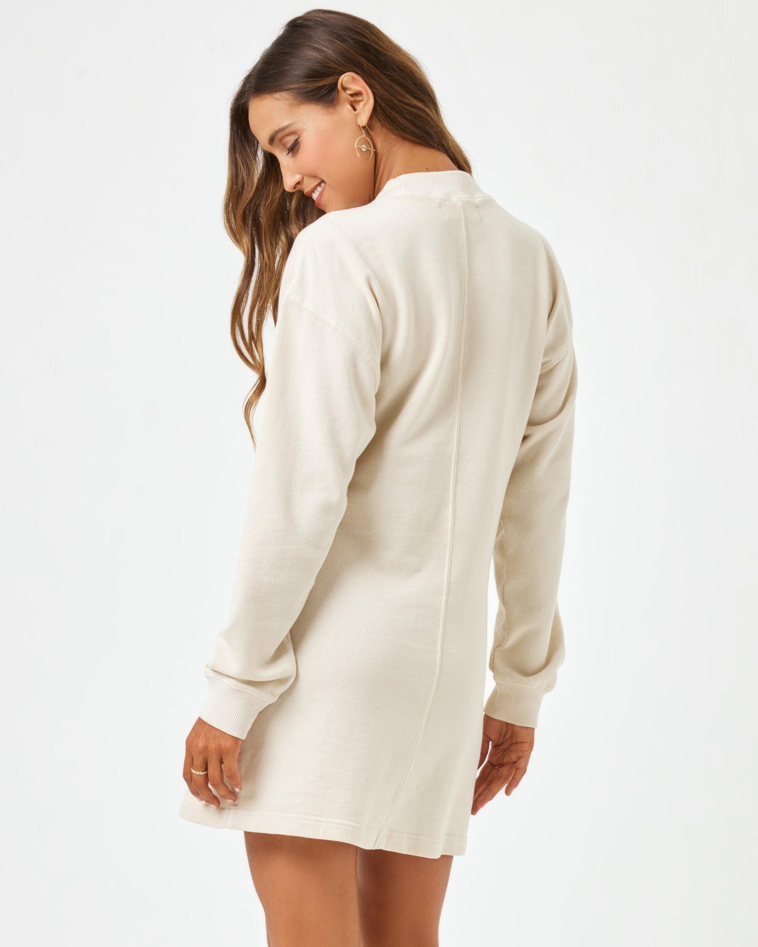 Asher Dress - Tapioca Tapioca | Model: Anna (size: S)