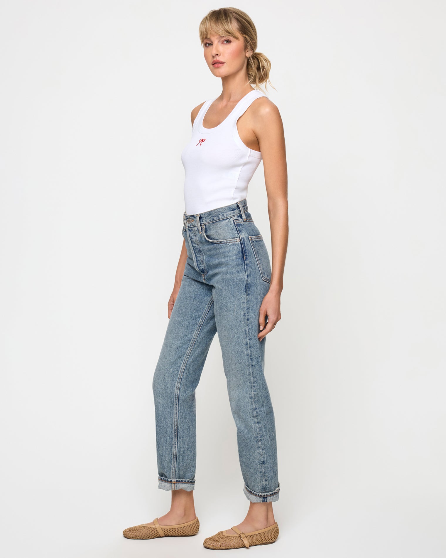 Ash Tank - Bow Embroidery Ash Tank - Bow Embroidery