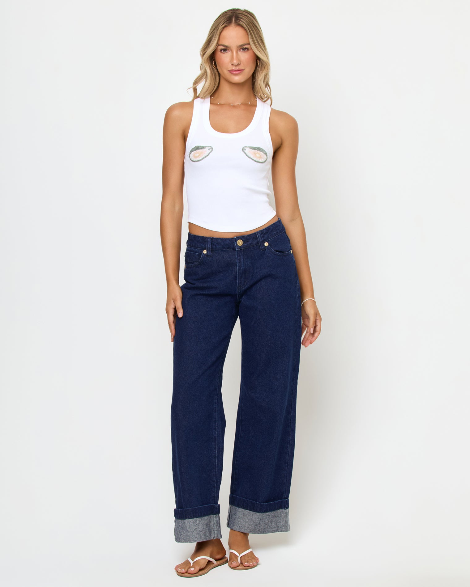 Ash Tank - Oysters Oysters | Badge:New Arrival_#B2AC88_#ffffff'