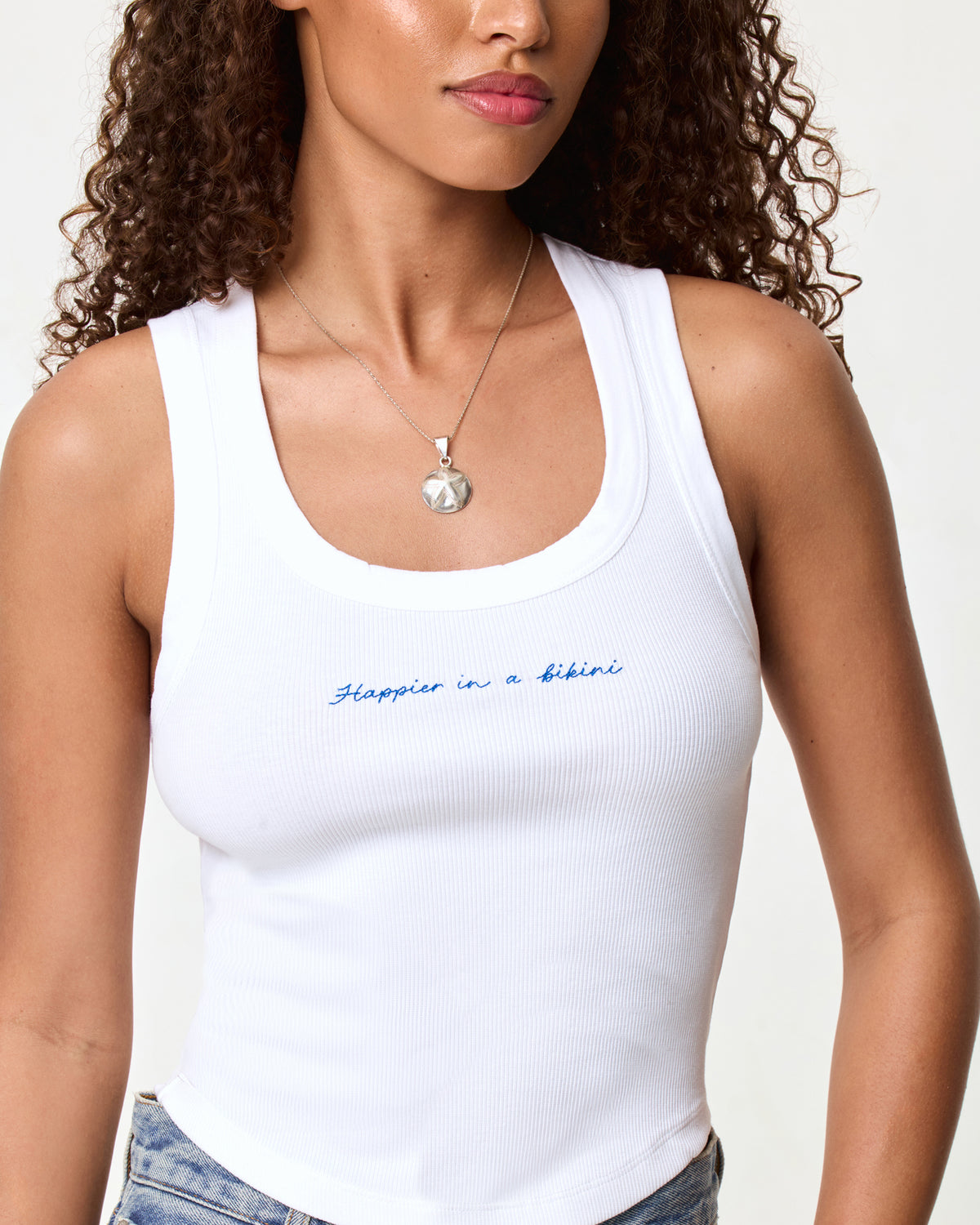 Ash Tank - Happier in a Bikini Ash Tank - Happier in a Bikini
