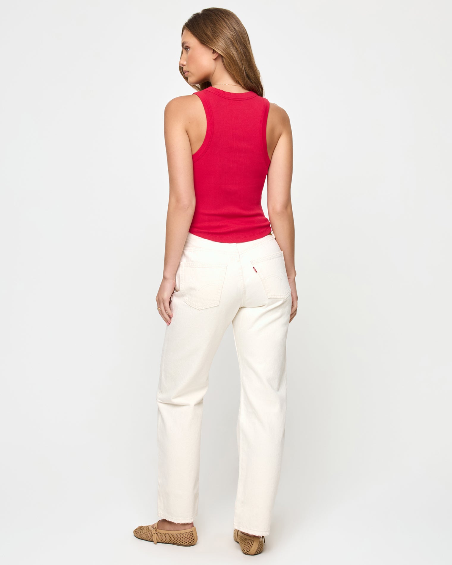 Ash Tank - Merrier Martini Holiday Tank Top with Martini Glass