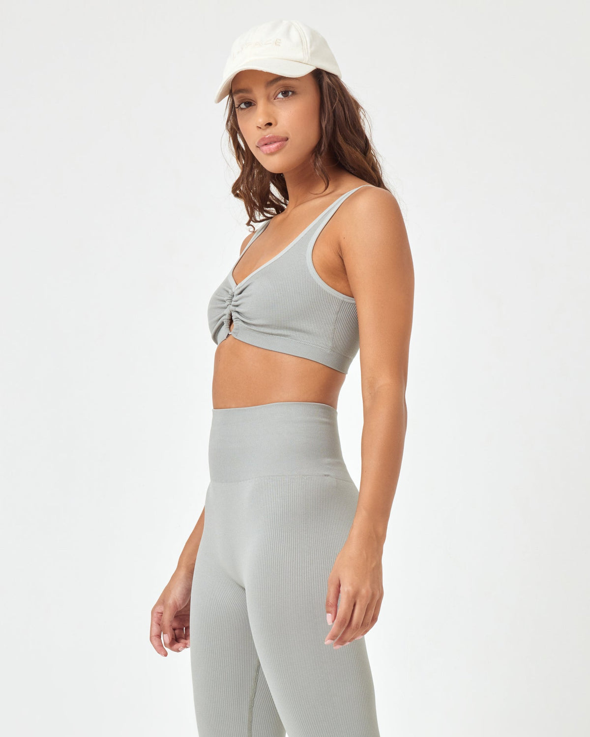 Simmons Bra - Sage Sage | Model: Natalie (size: S)