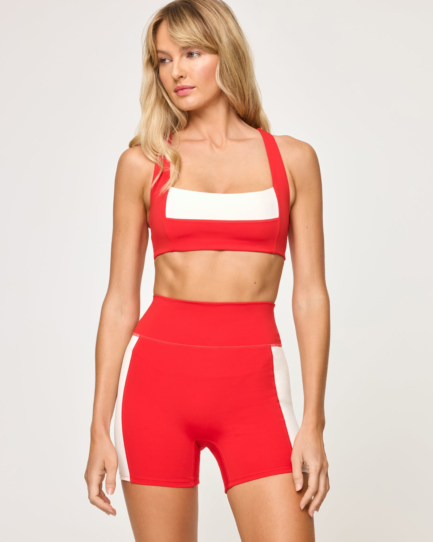 Uppercut Bra - Flame-Cream Flame-Cream | Model: Lura (size: S) | Hover