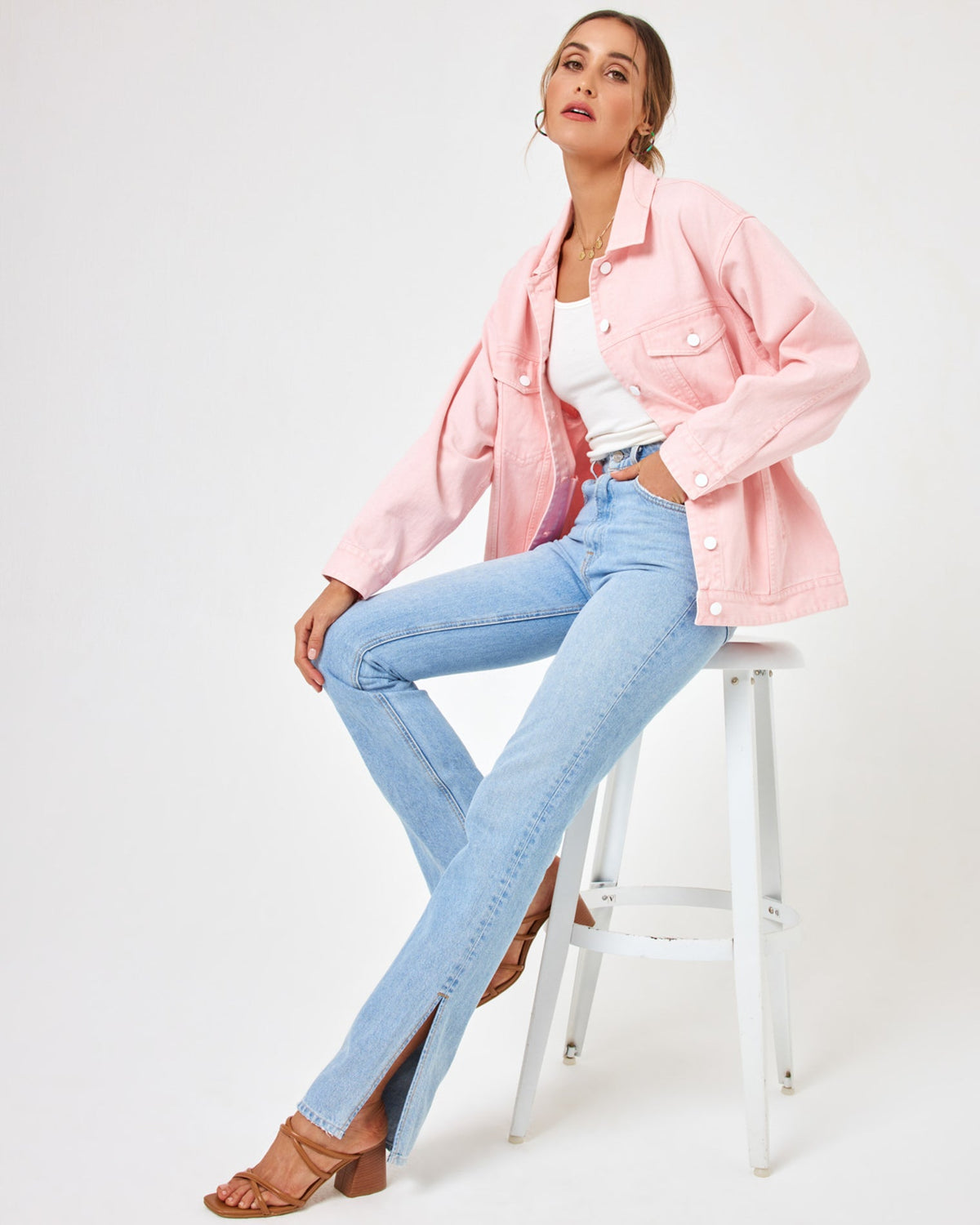 Avery Jacket Blossom | Model: Anna (size: S) | Hover