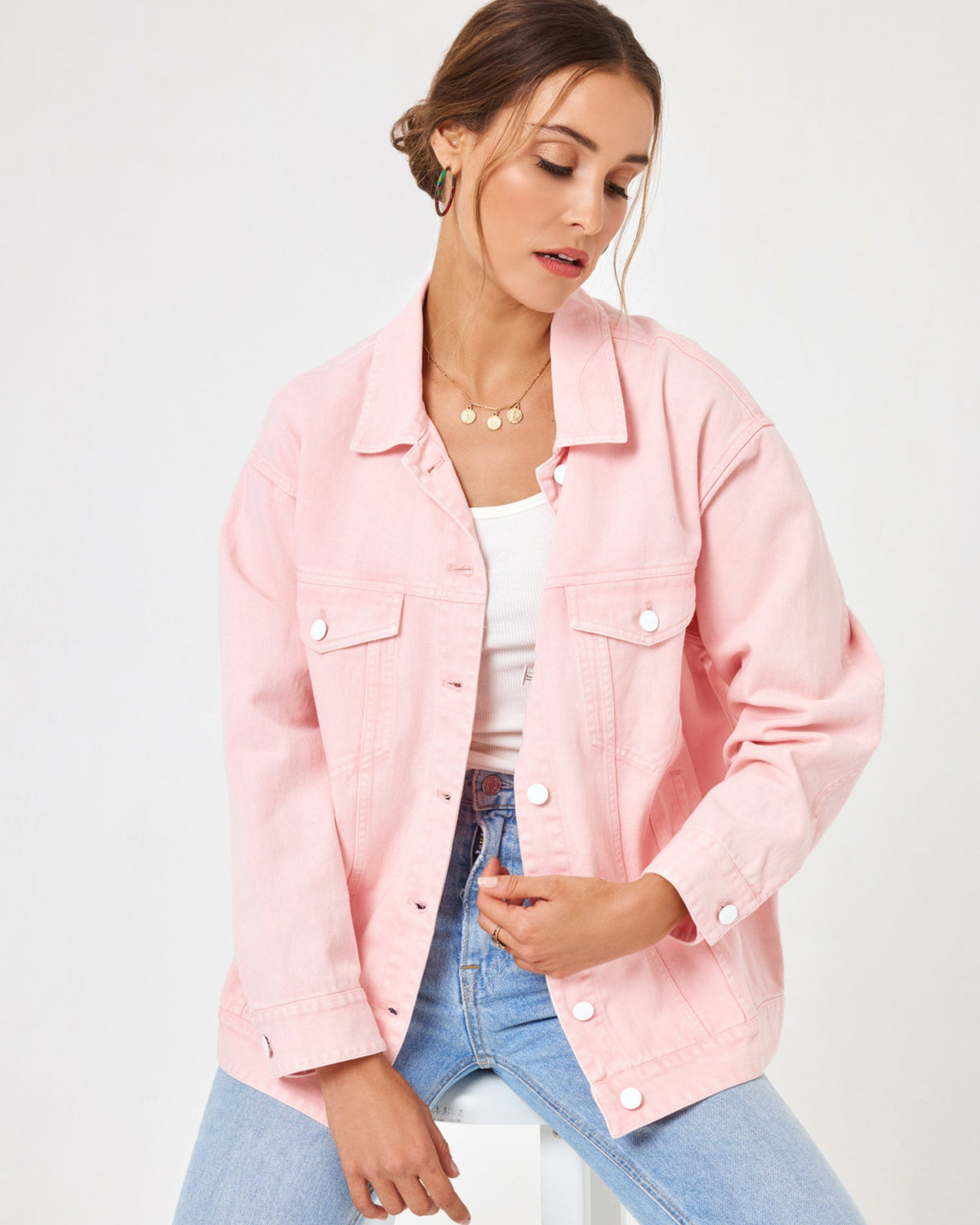 Avery Jacket Blossom | Model: Anna (size: S)