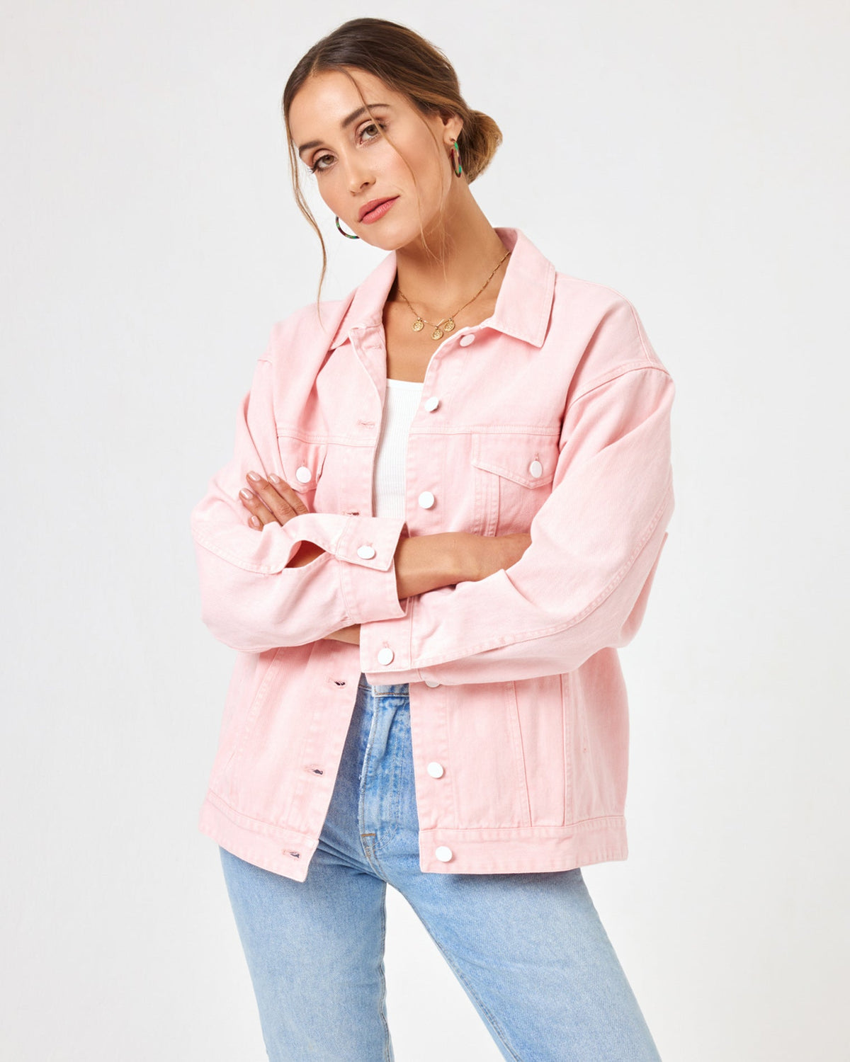Avery Jacket Blossom | Model: Anna (size: S)